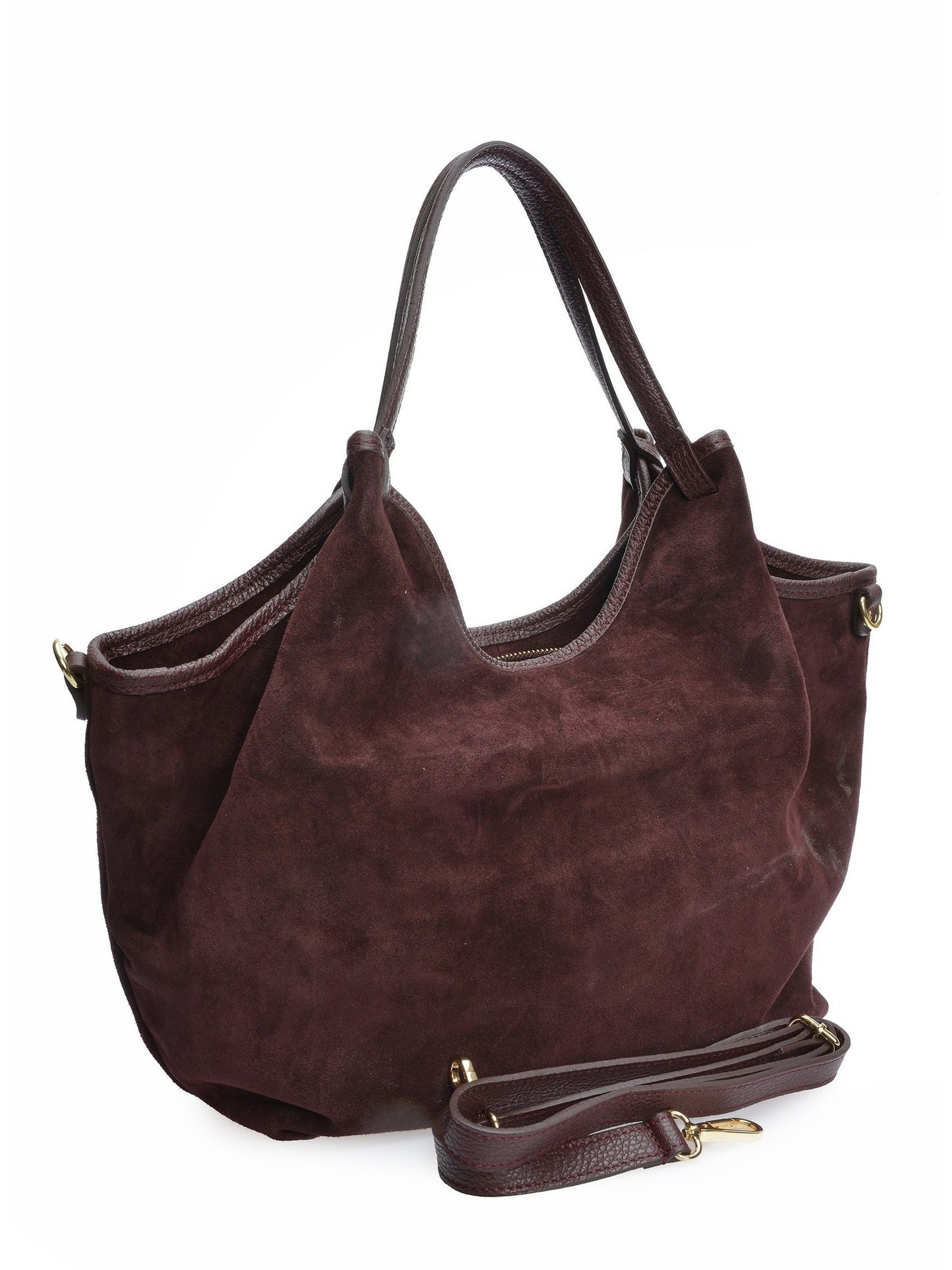 Anna Luchini Hobo Bag AL TSBV 26 – Wildledertasche aus Italien