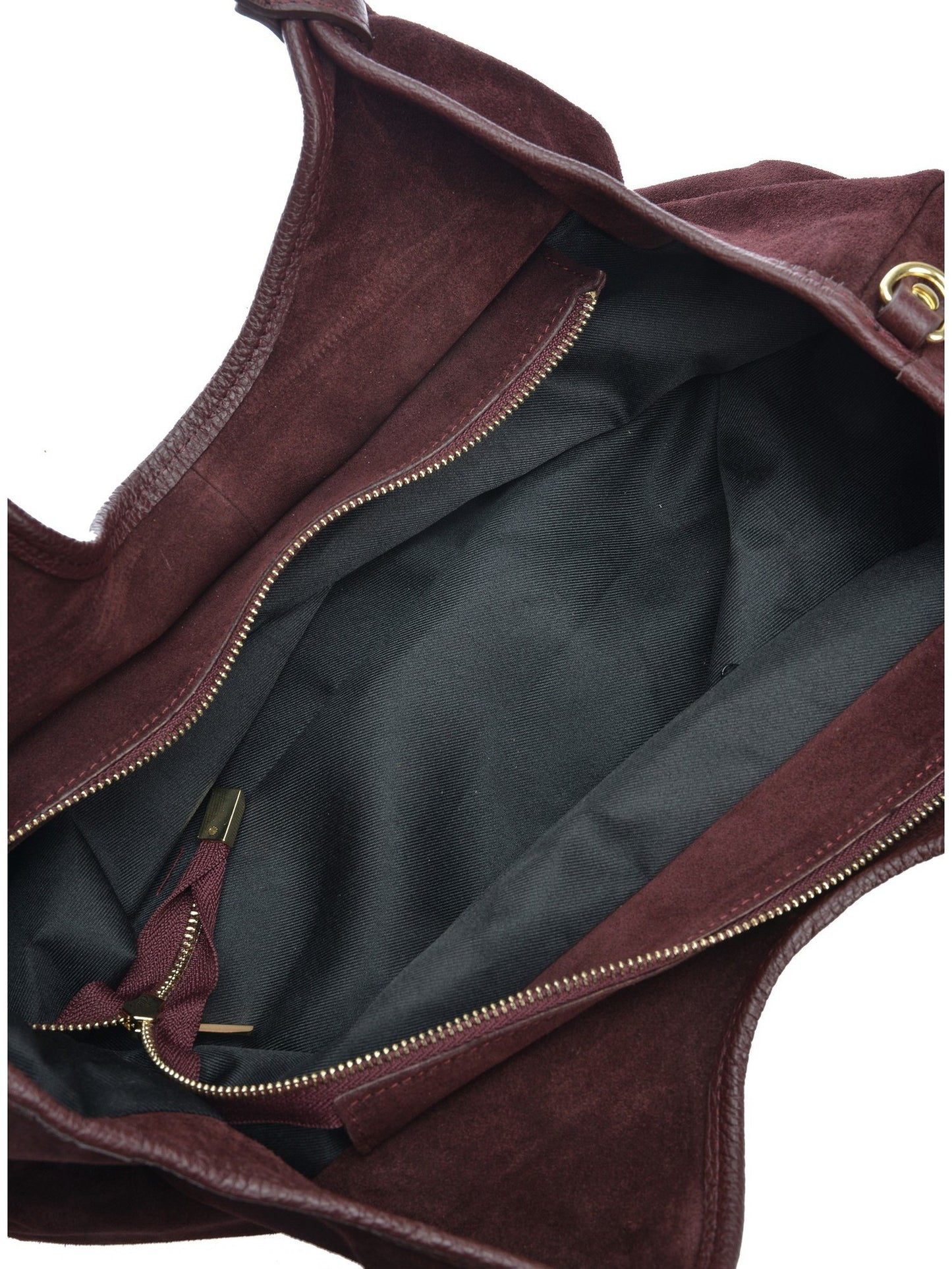Anna Luchini Hobo Bag AL TSBV 26 – Wildledertasche aus Italien