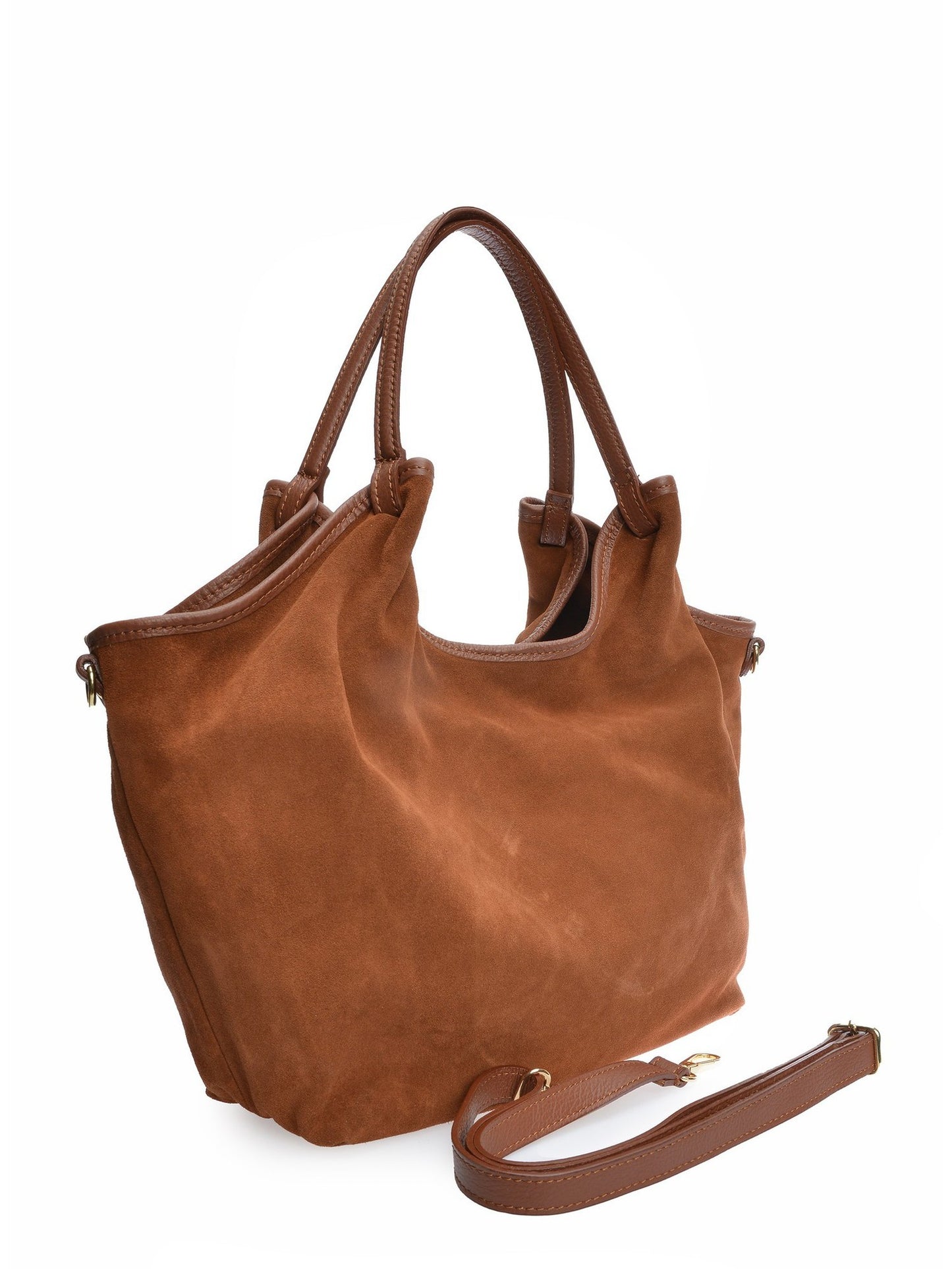 Anna Luchini Hobo Bag AL TSBV 26 – Wildledertasche aus Italien