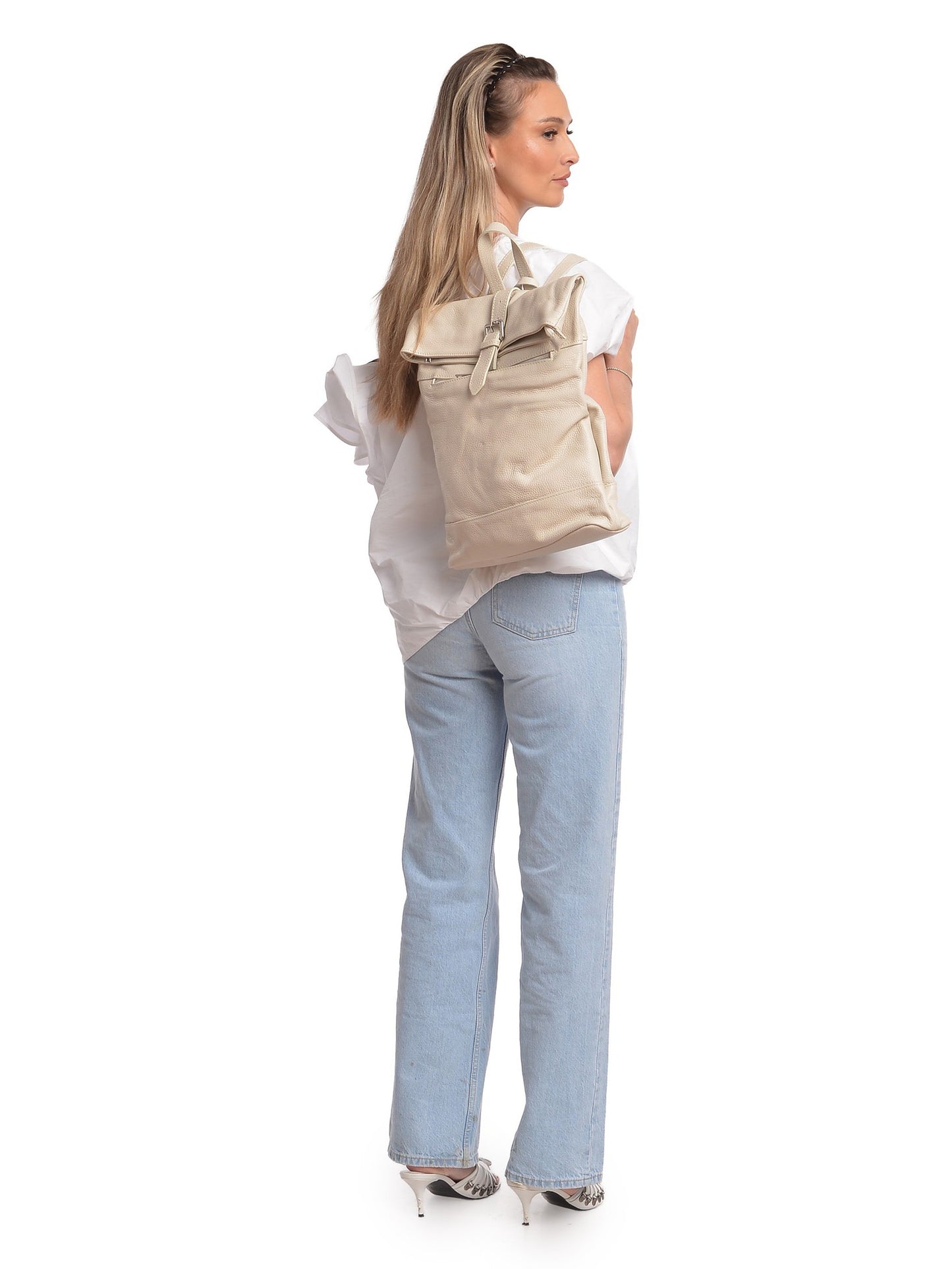 Isabella Rhea Rucksack IR 126 – Leder Backpack aus Italien