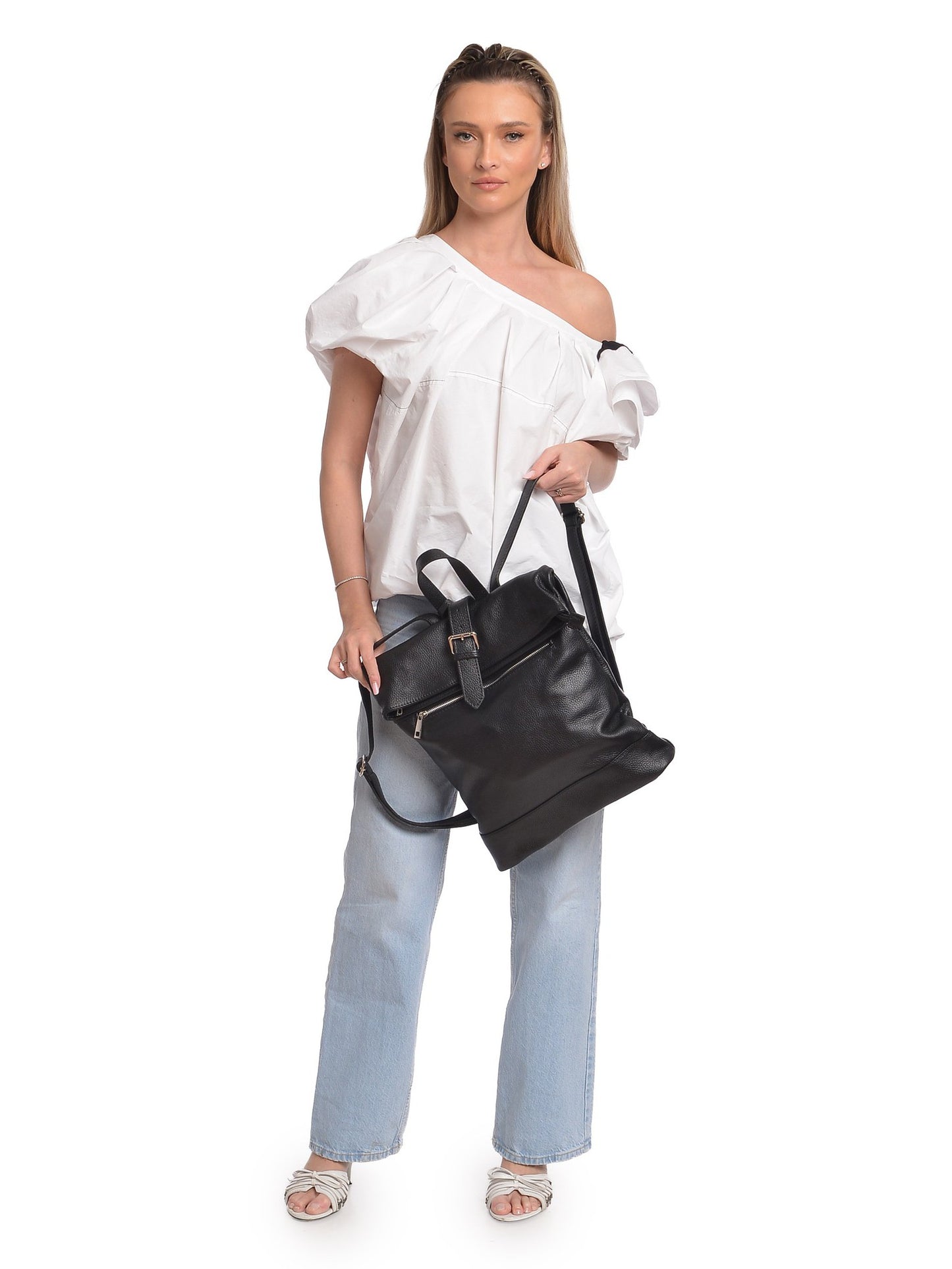 Isabella Rhea Rucksack IR 126 – Leder Backpack aus Italien
