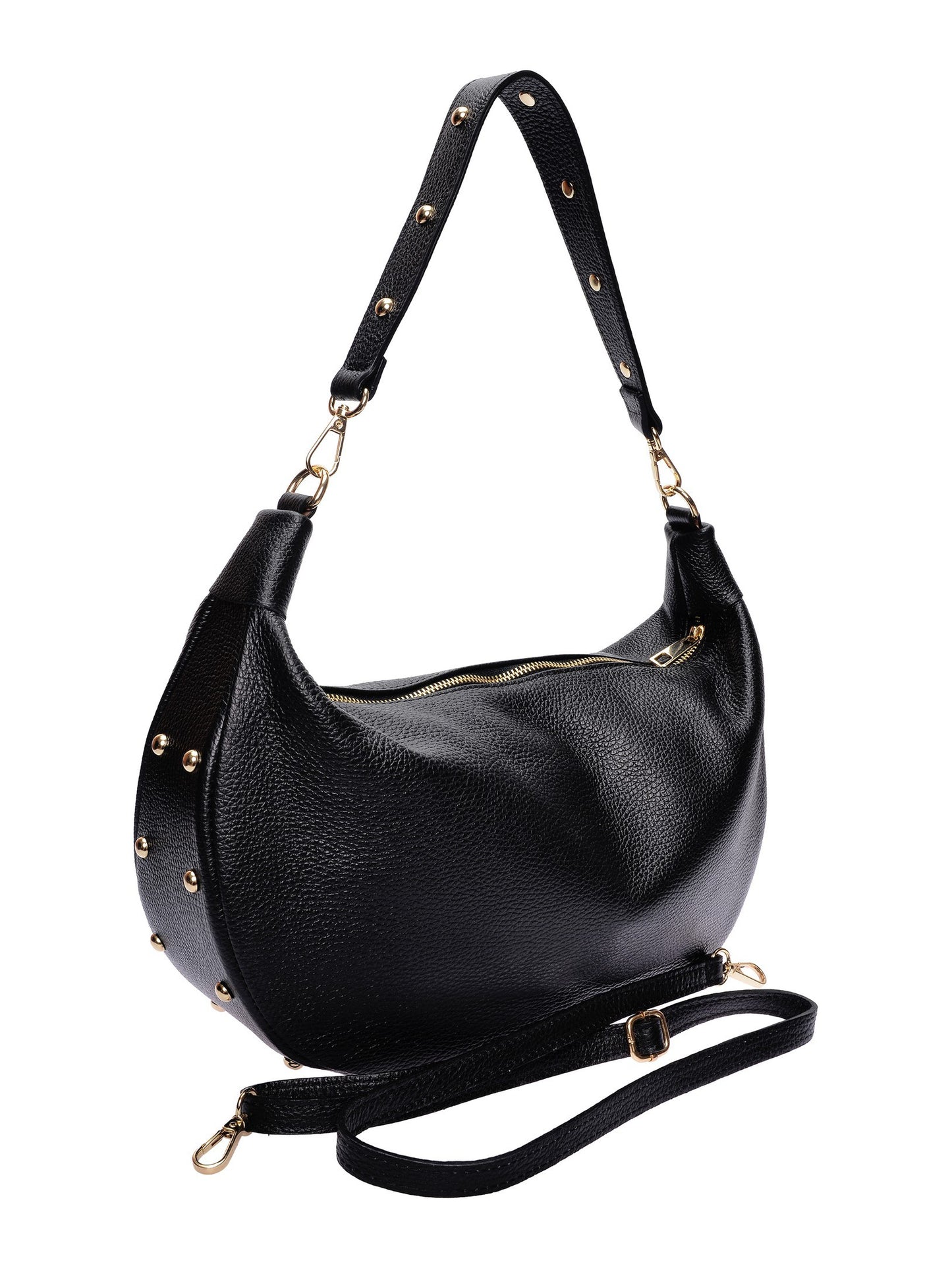 Isabella Rhea Shoulder Bag IR 172 – Handtasche aus echtem Leder, Hergestellt in Italien