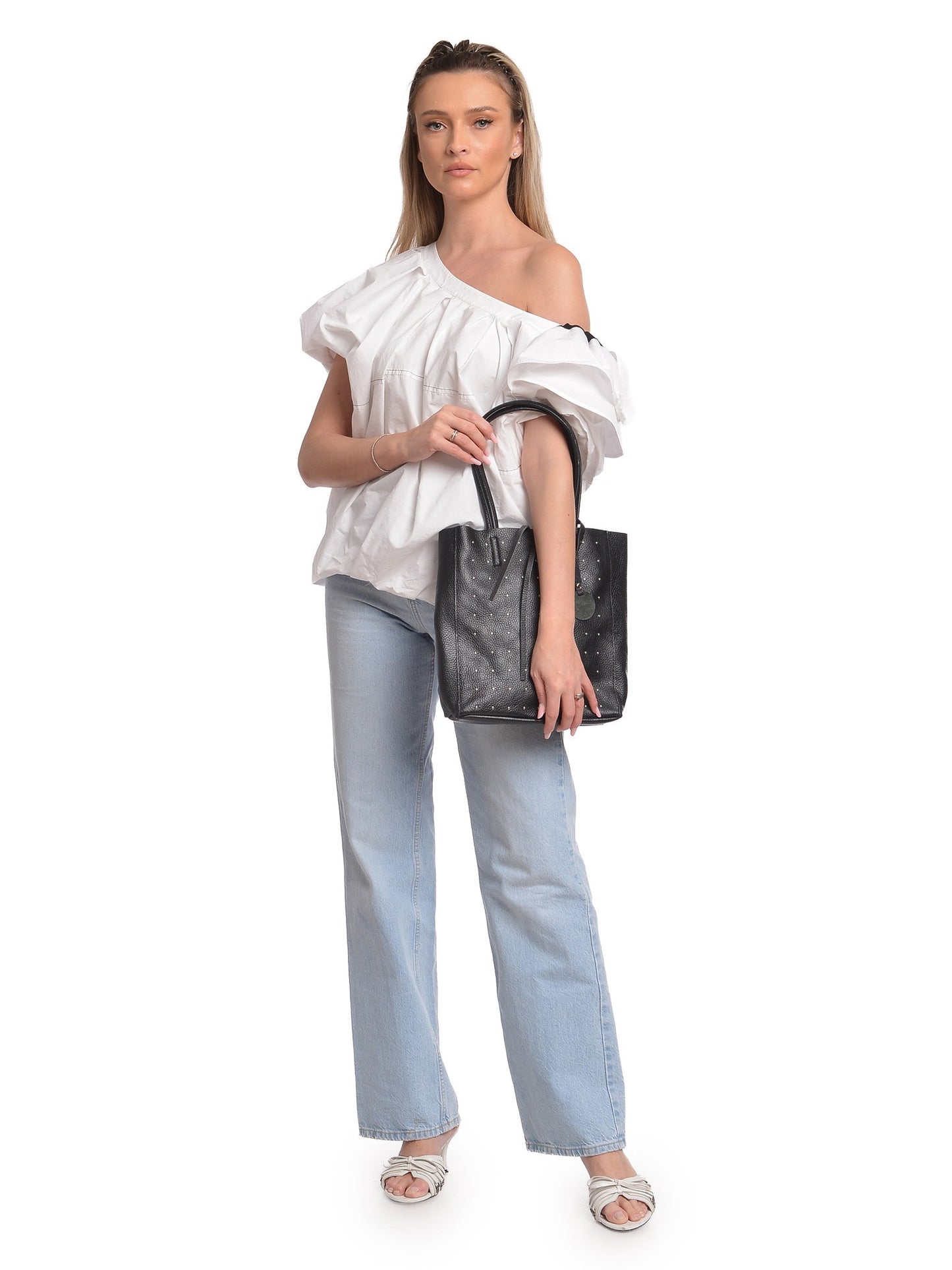 Isabella Rhea Hobo Bag IR 175 – Handtasche aus echtem Leder, Hergestellt in Italien