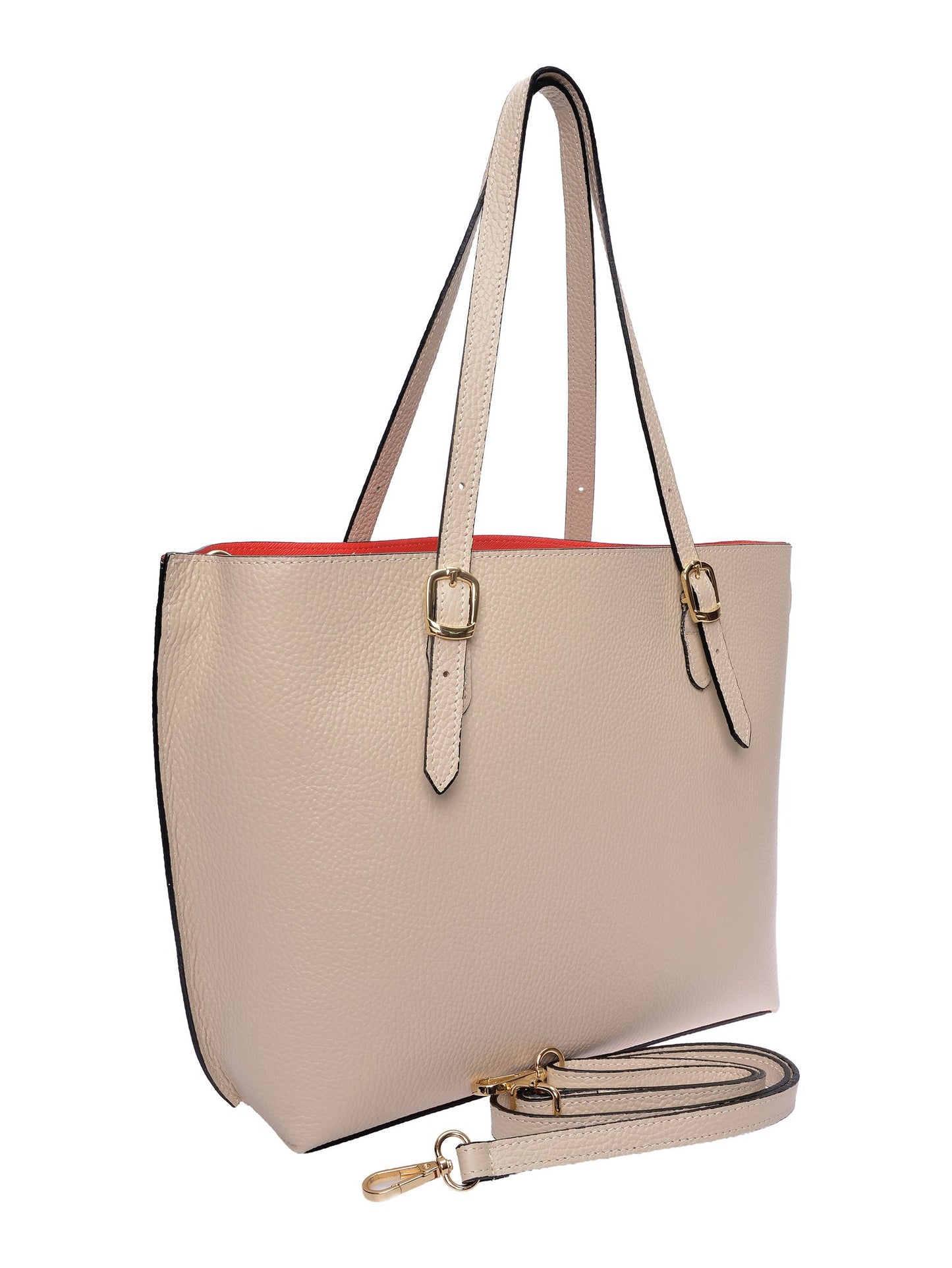 Isabella Rhea Shoulder Bag IR 176 – Handtasche aus echtem Leder, Hergestellt in Italien