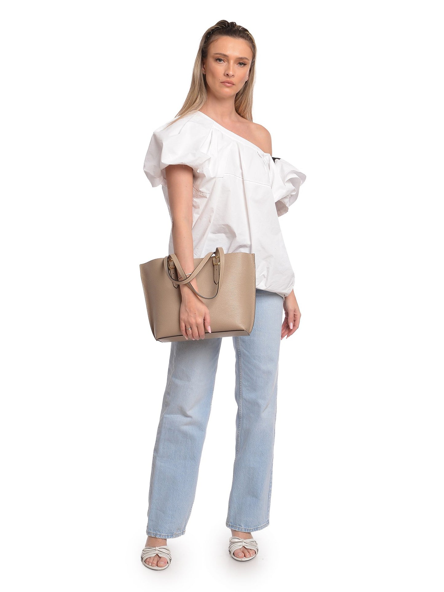 Isabella Rhea Shoulder Bag IR 176 – Handtasche aus echtem Leder, Hergestellt in Italien