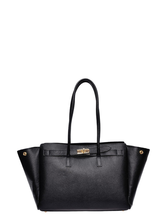 Isabella Rhea Shoulder Bag IR 177T – Handtasche aus echtem Leder, Hergestellt in Italien