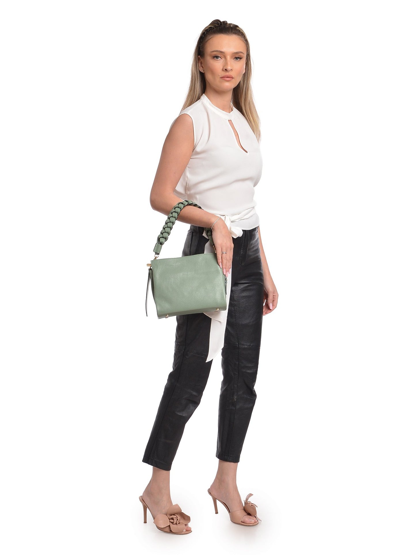Isabella Rhea Tote Bag IR 182T – Handtasche aus echtem Leder, Hergestellt in Italien