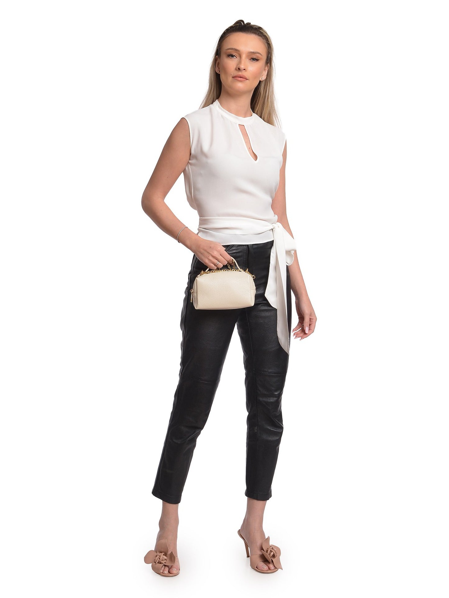 Isabella Rhea Crossbody Bag IR 185T – Handtasche aus echtem Leder, Hergestellt in Italien