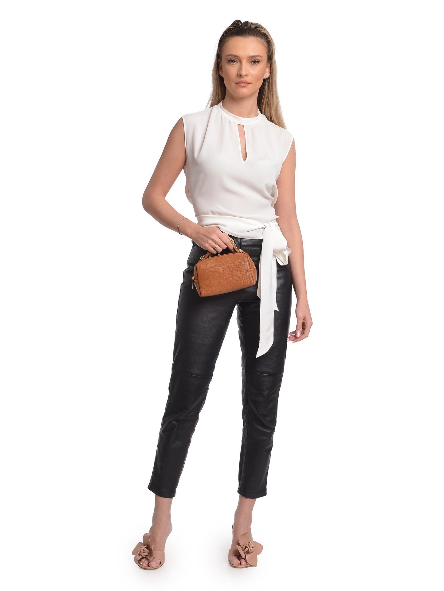 Isabella Rhea Crossbody Bag IR 185T – Handtasche aus echtem Leder, Hergestellt in Italien