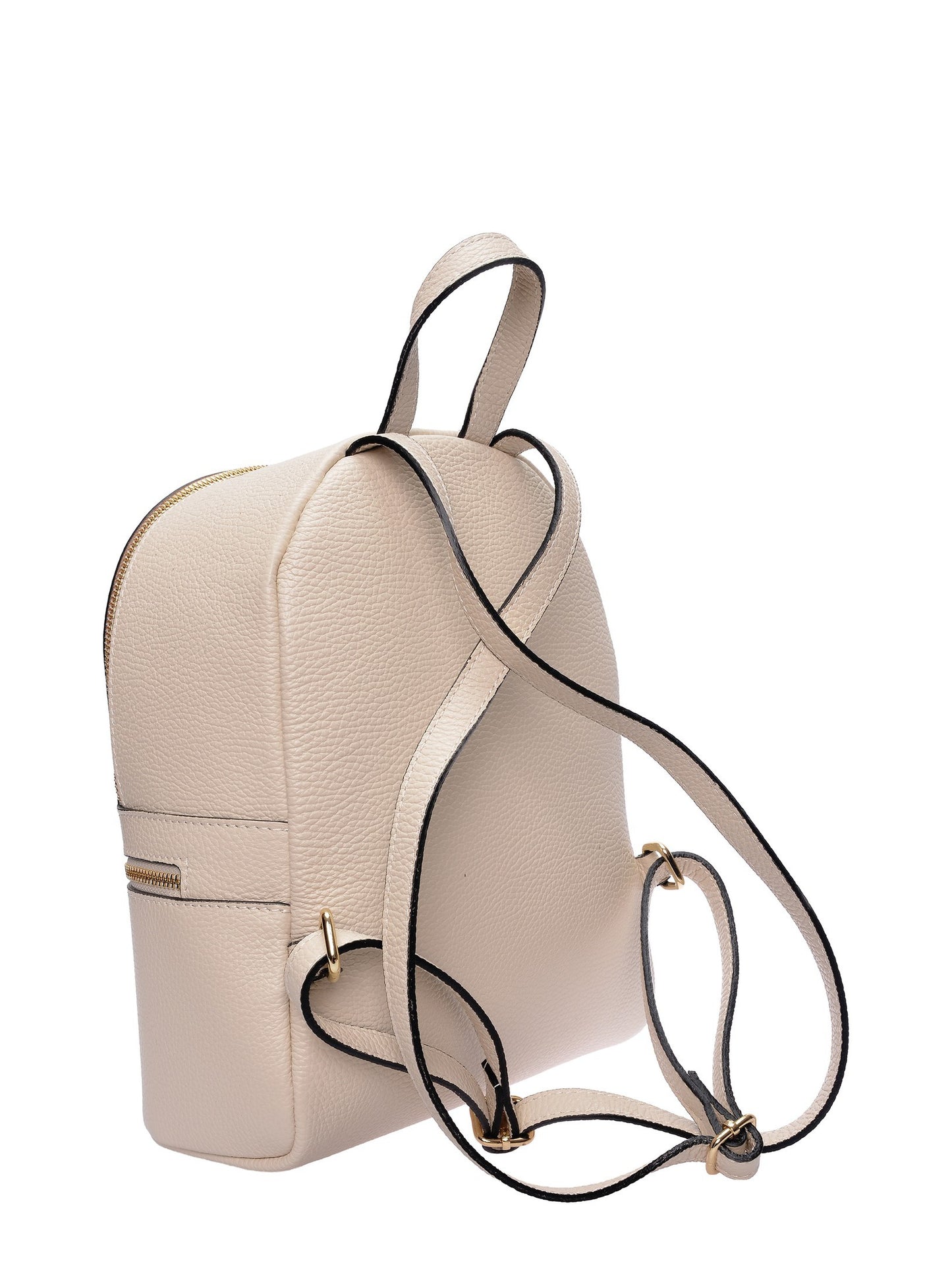 Isabella Rhea Backpack IR 189 – Rucksack aus echtem Leder, Hergestellt in Italien