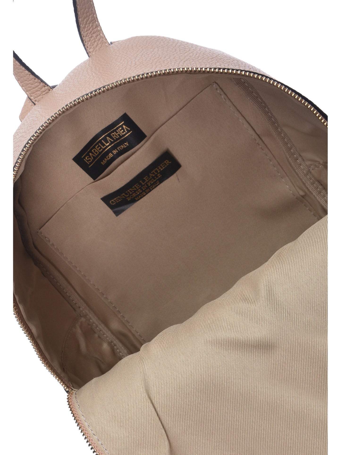 Isabella Rhea Backpack IR 189 – Rucksack aus echtem Leder, Hergestellt in Italien