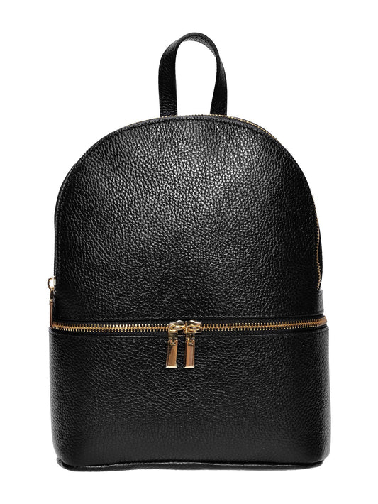 Isabella Rhea Backpack IR 189 – Rucksack aus echtem Leder, Hergestellt in Italien