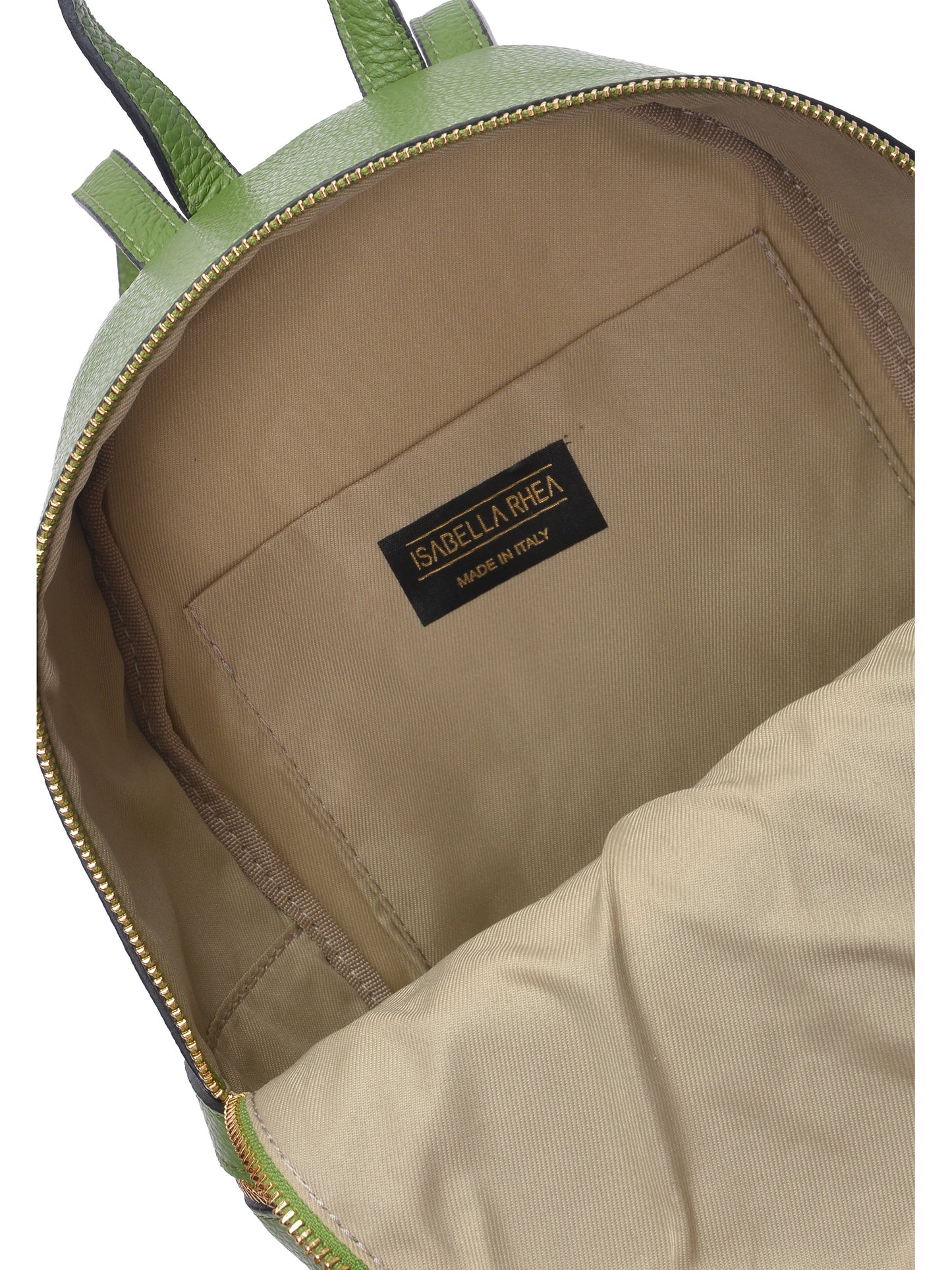Isabella Rhea Backpack IR 189 – Rucksack aus echtem Leder, Hergestellt in Italien
