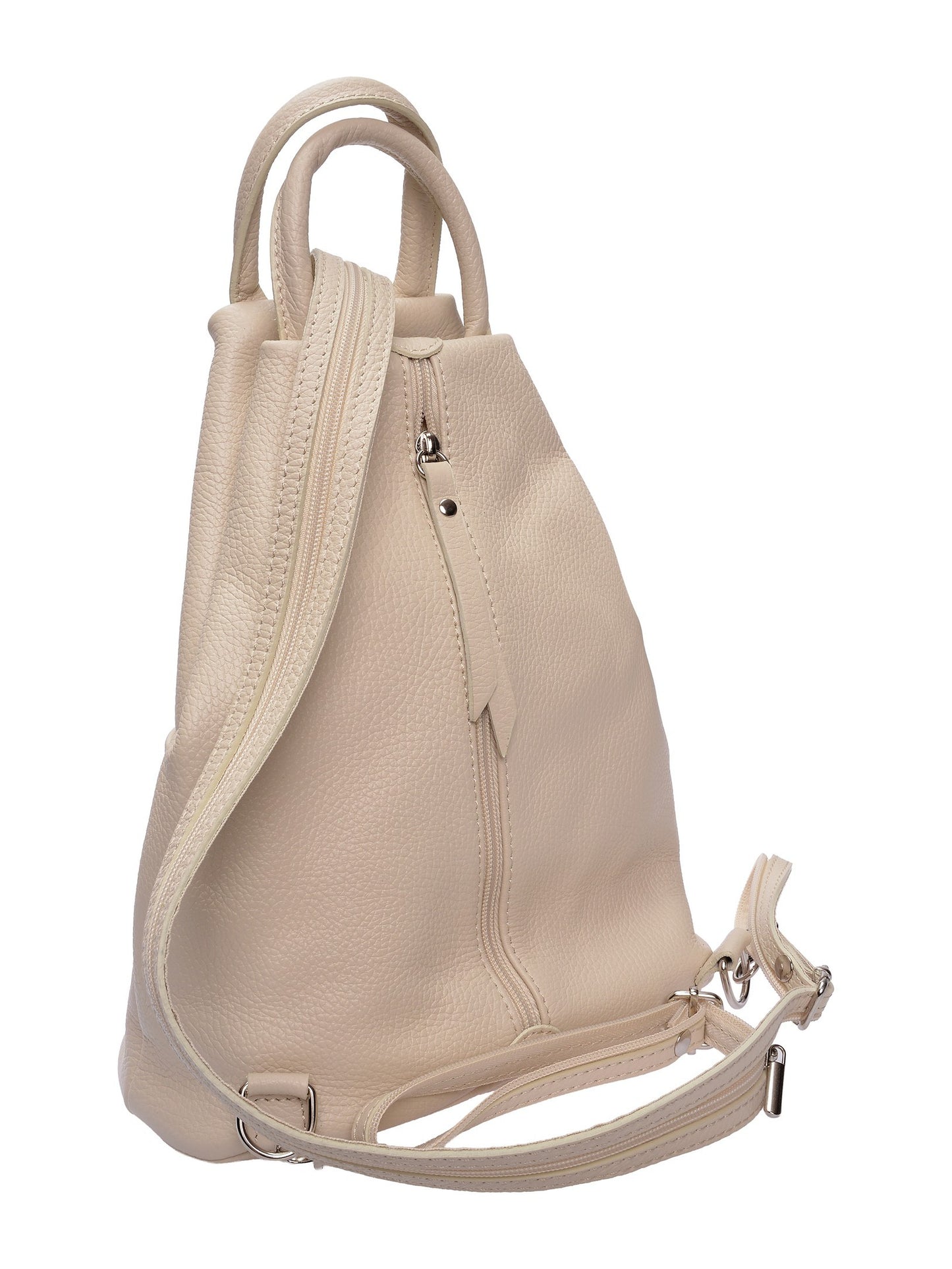 Isabella Rhea Backpack IR 190 – Rucksack aus echtem Leder, Hergestellt in Italien