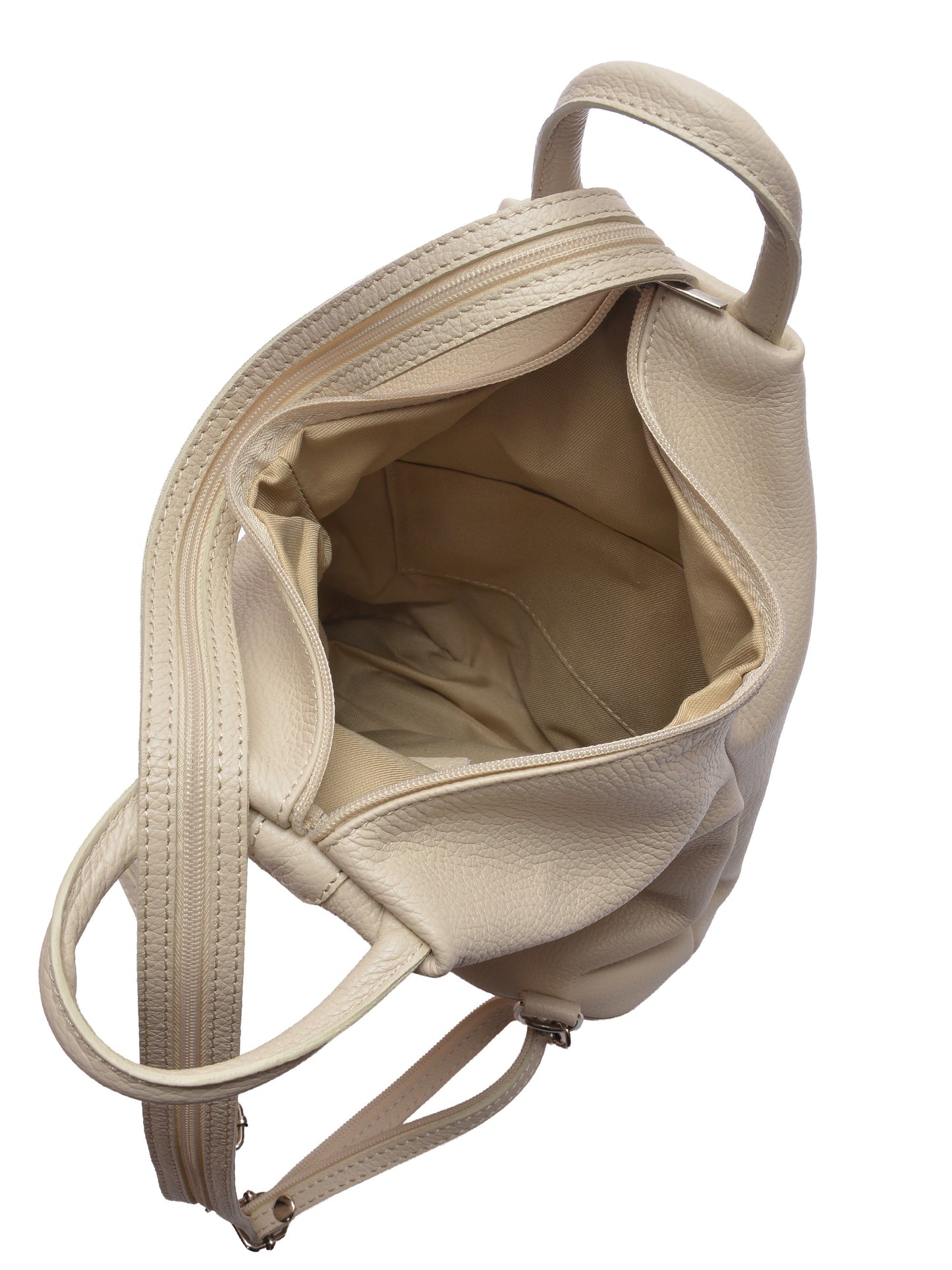Isabella Rhea Backpack IR 190 – Rucksack aus echtem Leder, Hergestellt in Italien