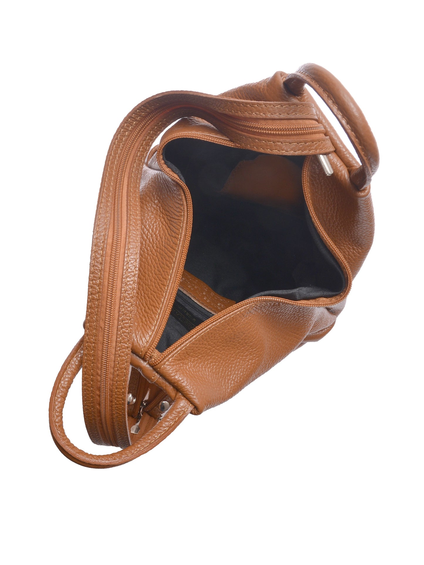 Isabella Rhea Backpack IR 190 – Rucksack aus echtem Leder, Hergestellt in Italien