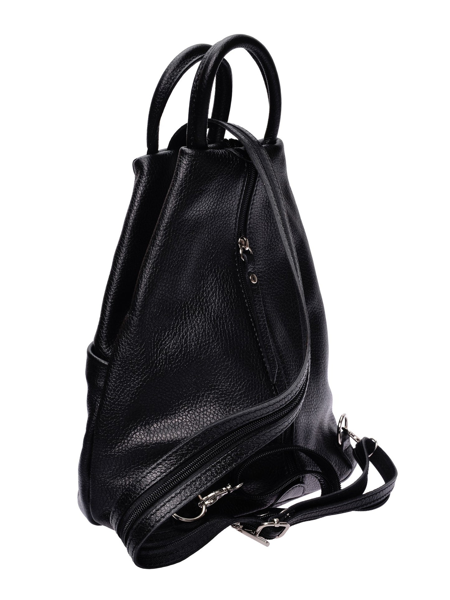 Isabella Rhea Backpack IR 190 – Rucksack aus echtem Leder, Hergestellt in Italien