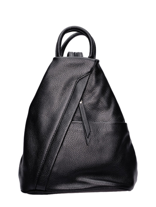 Isabella Rhea Backpack IR 190 – Rucksack aus echtem Leder, Hergestellt in Italien