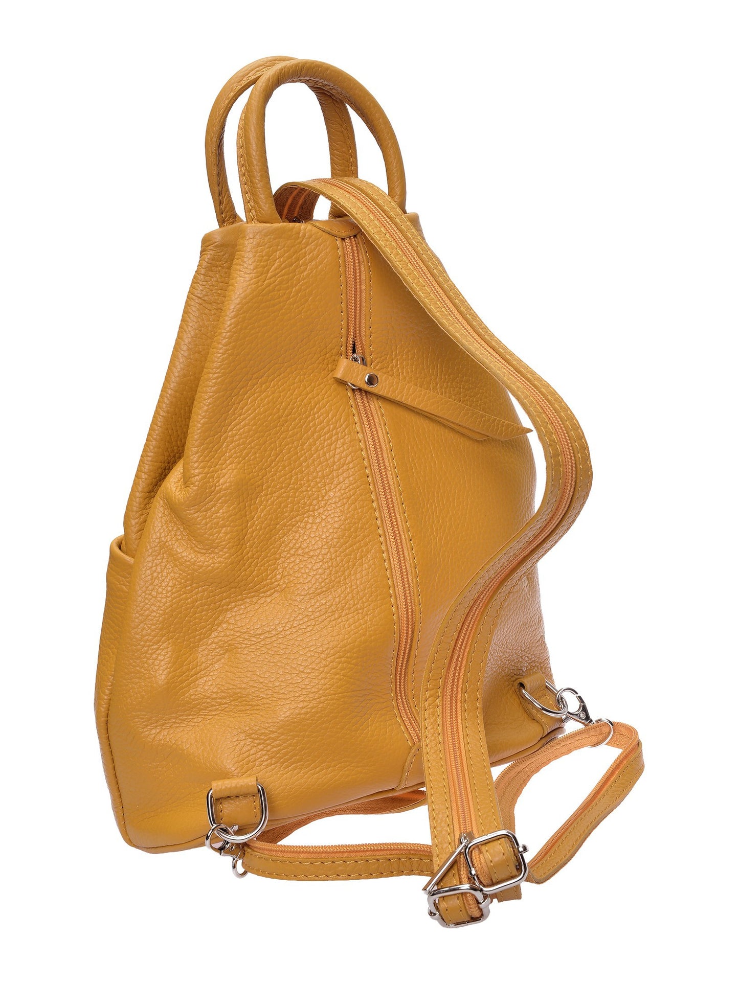 Isabella Rhea Backpack IR 190 – Rucksack aus echtem Leder, Hergestellt in Italien