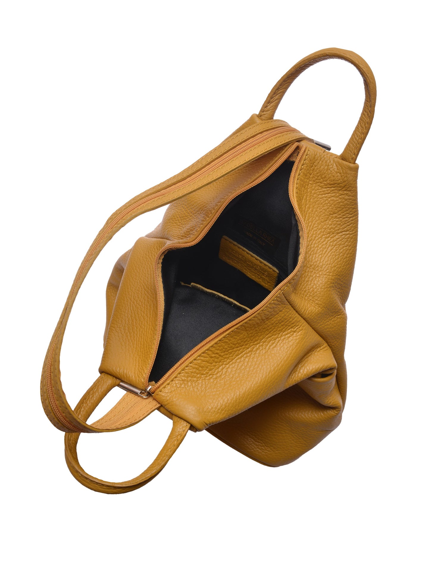 Isabella Rhea Backpack IR 190 – Rucksack aus echtem Leder, Hergestellt in Italien