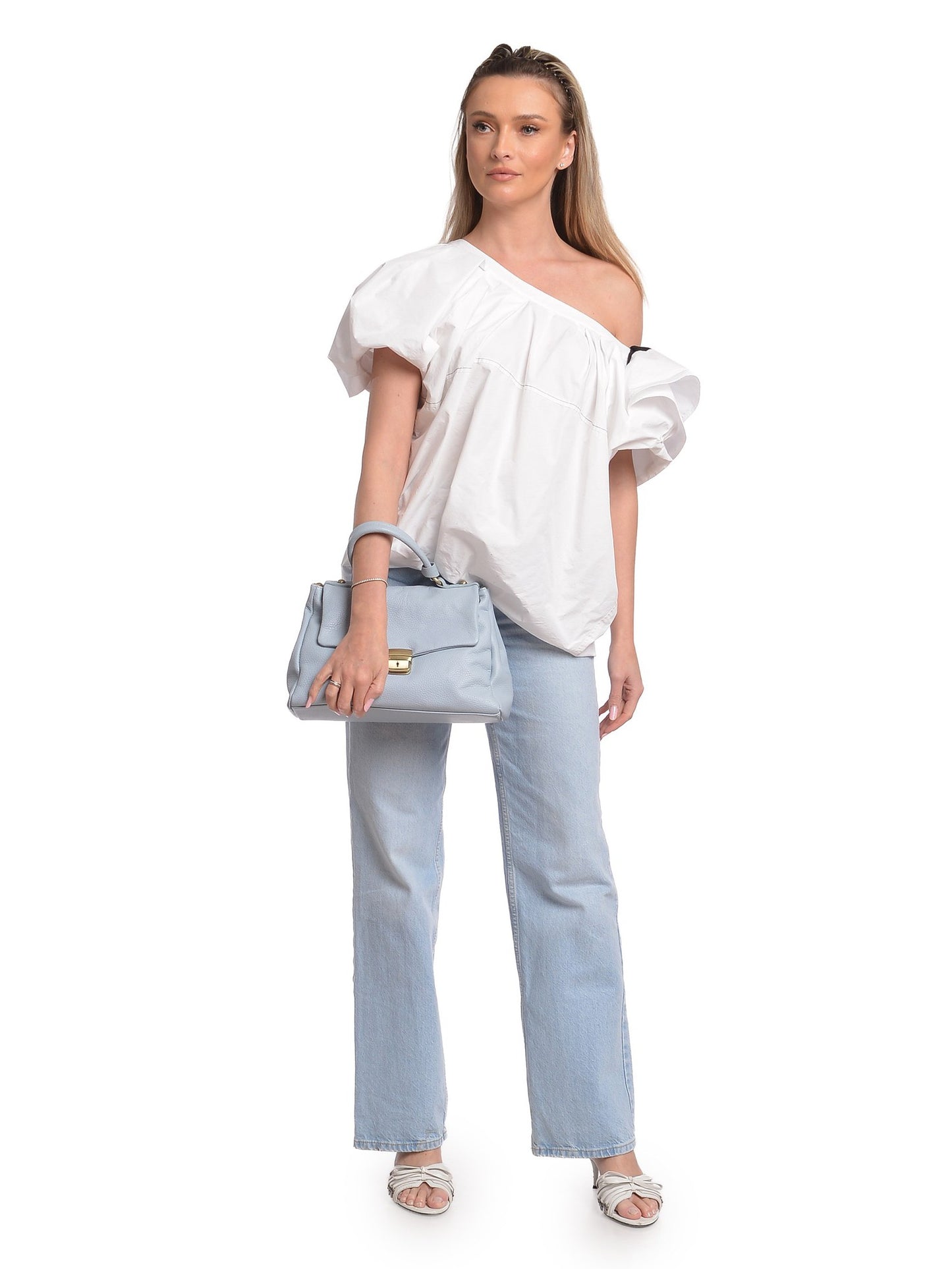 Isabella Rhea Handbag IR 1982T – Handtasche aus echtem Leder, Hergestellt in Italien