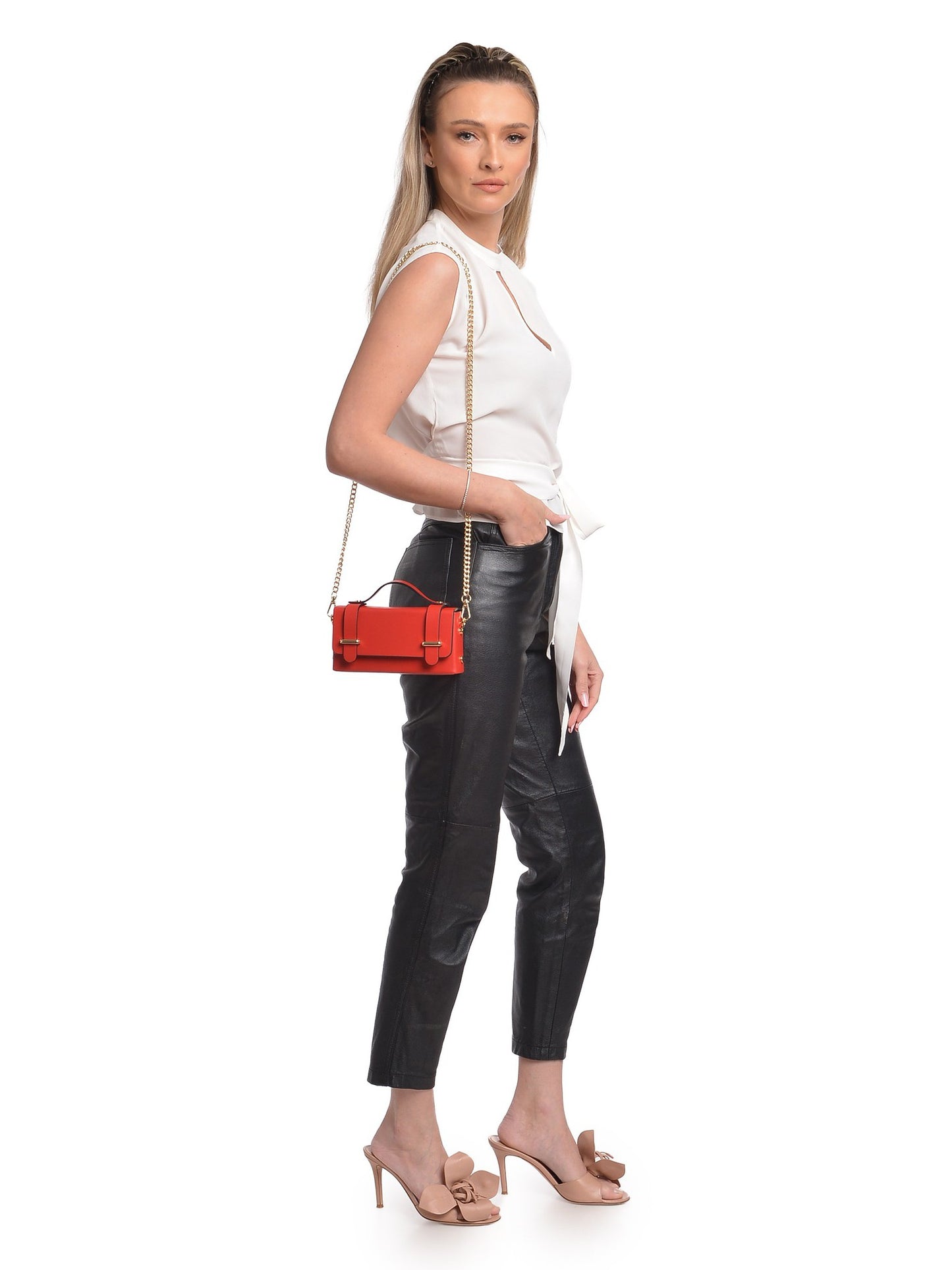Isabella Rhea Top Handle Bag IR 3160T – Leder Tasche aus Italien
