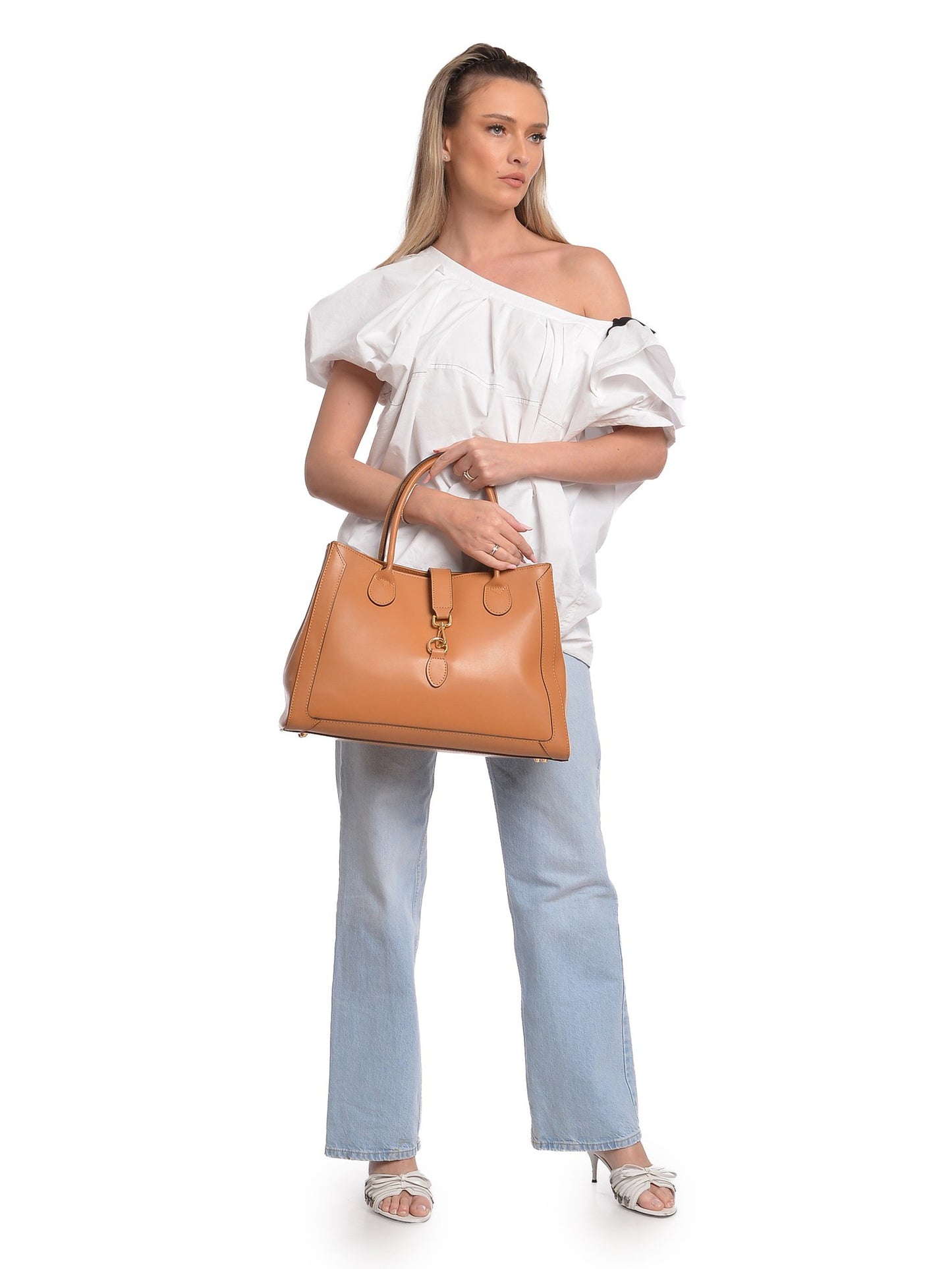 Isabella Rhea Handbag IR 483 – Handtasche aus echtem Leder, Hergestellt in Italien