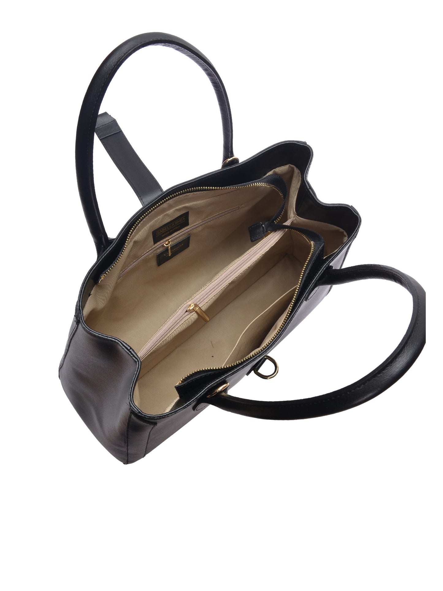 Isabella Rhea Handbag IR 483 – Handtasche aus echtem Leder, Hergestellt in Italien