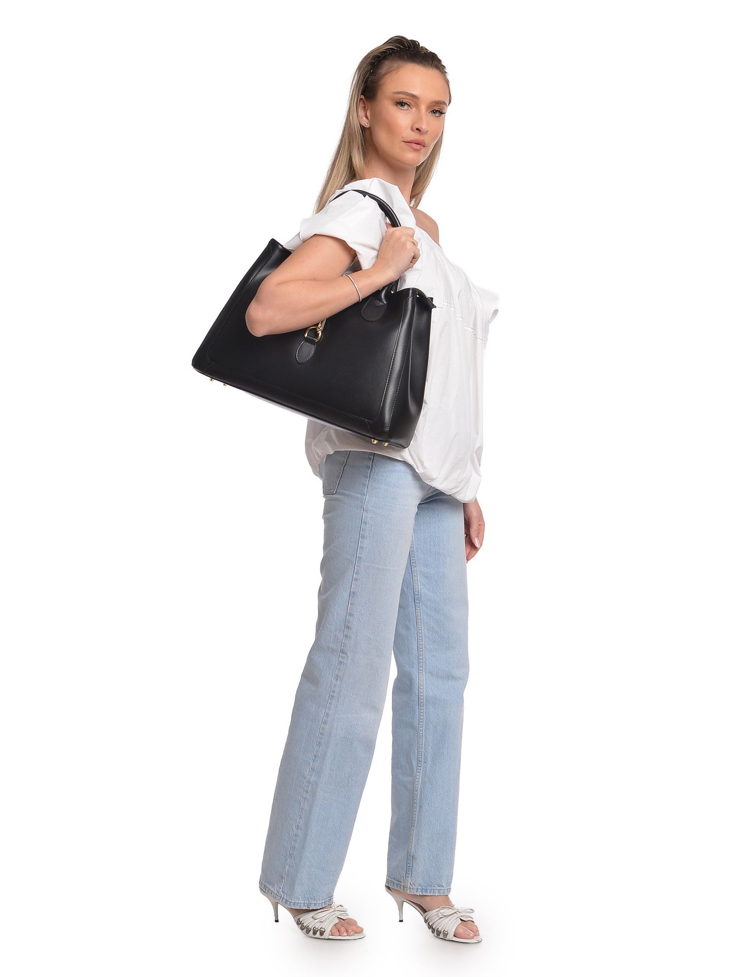Isabella Rhea Handbag IR 483 – Handtasche aus echtem Leder, Hergestellt in Italien