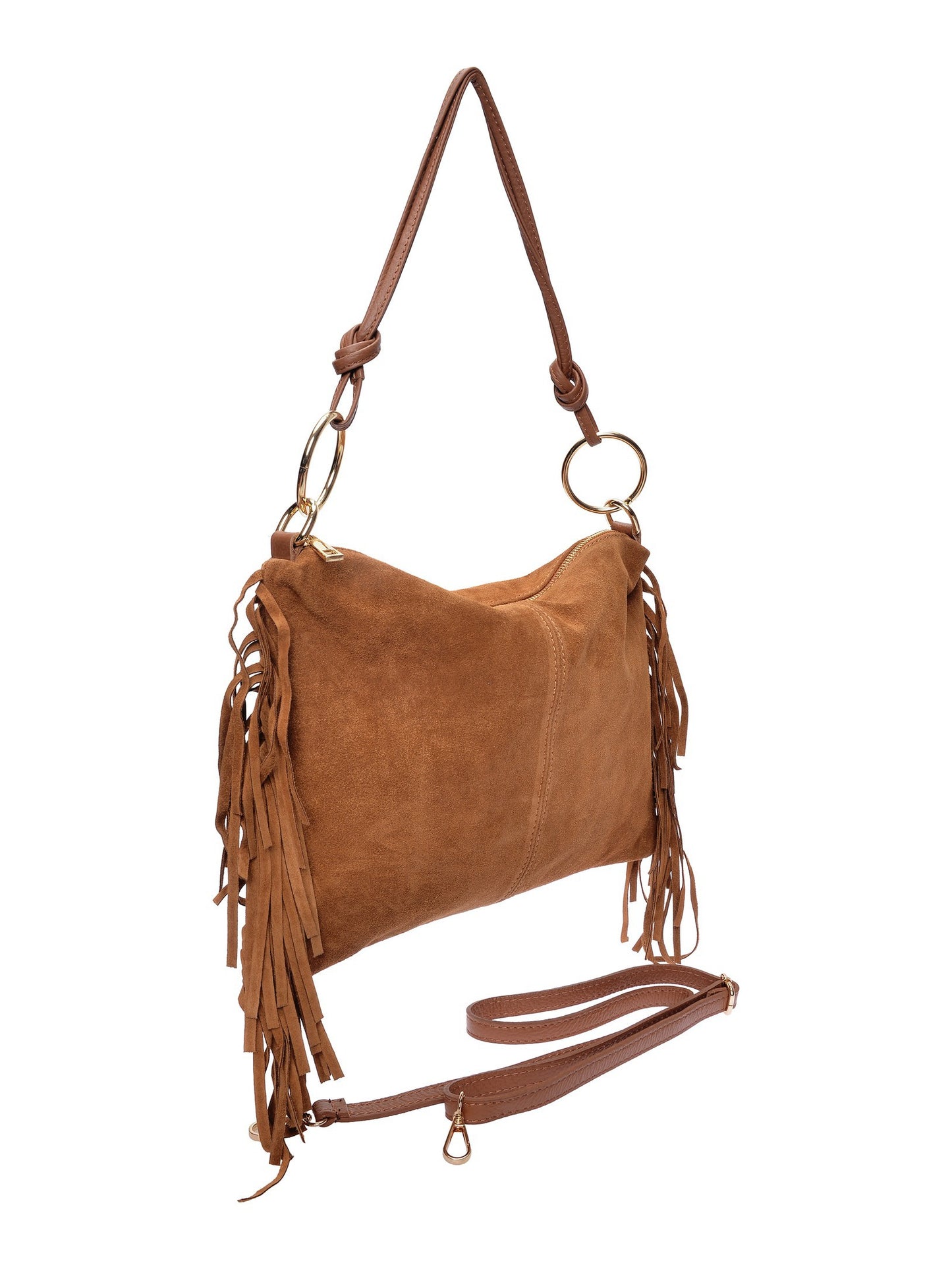 Isabella Rhea Shoulder Bag IR 8182T – Wildledertasche aus Italien