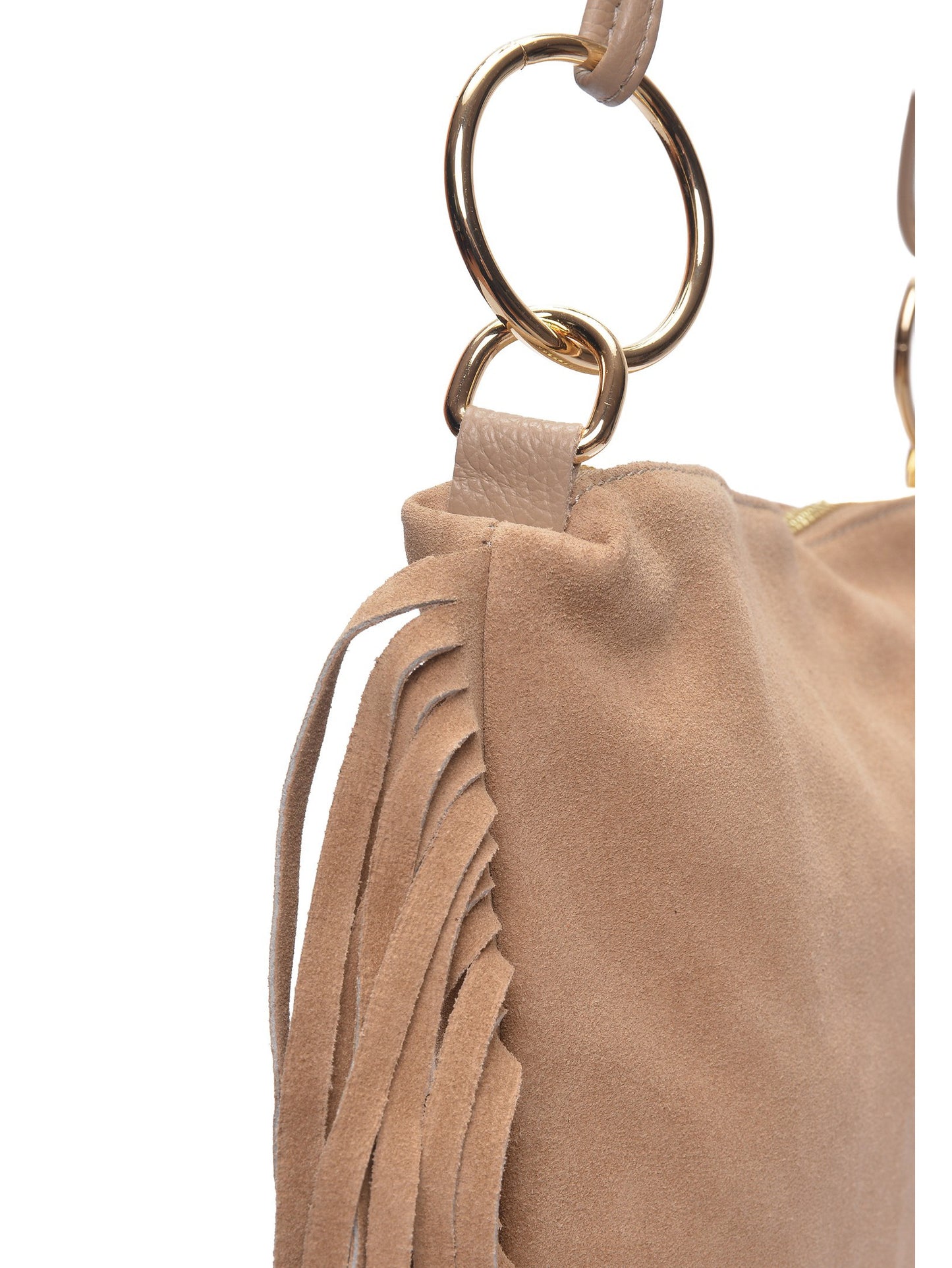 Isabella Rhea Shoulder Bag IR 8182T – Wildledertasche aus Italien