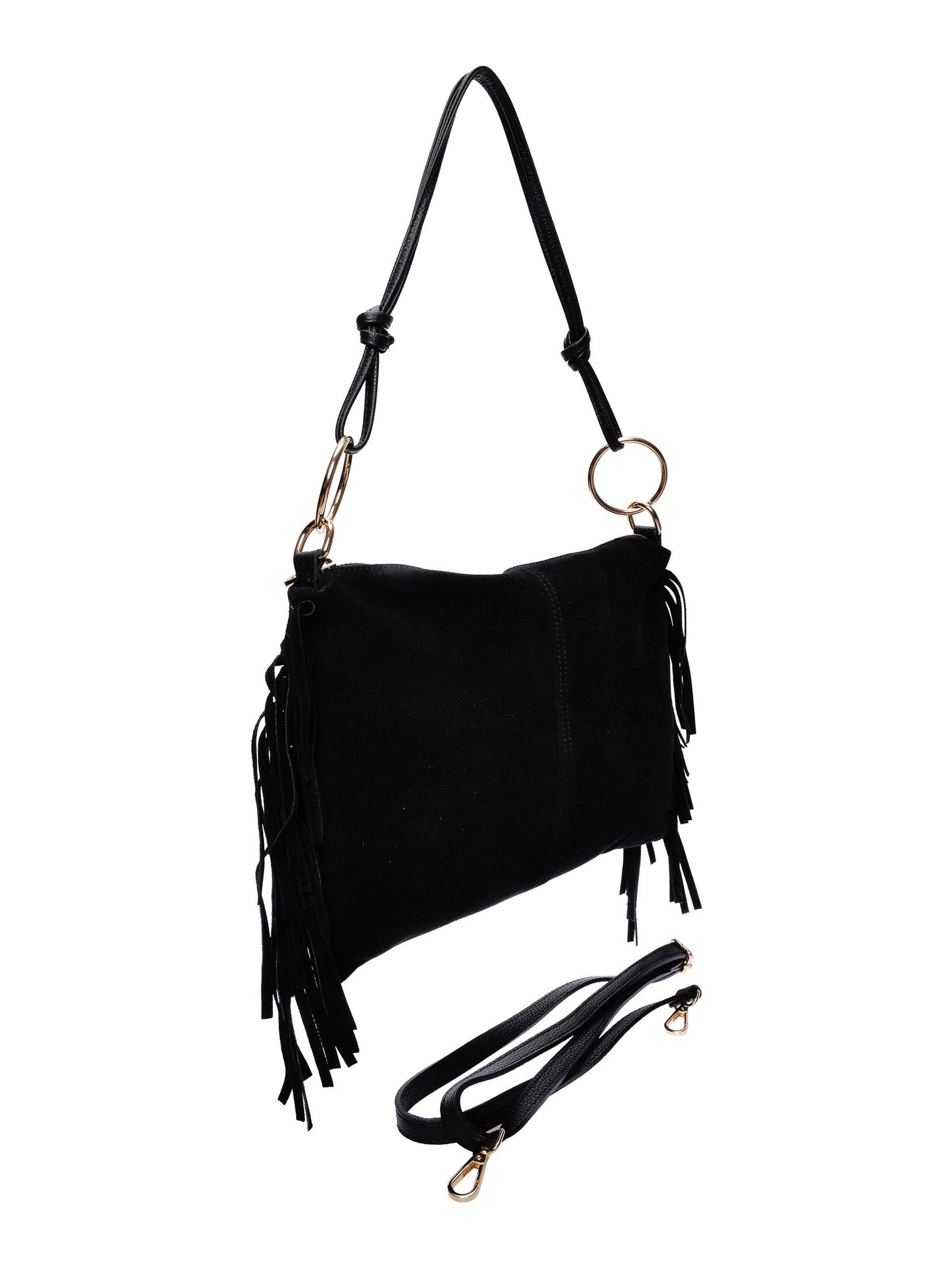 Isabella Rhea Shoulder Bag IR 8182T – Wildledertasche aus Italien
