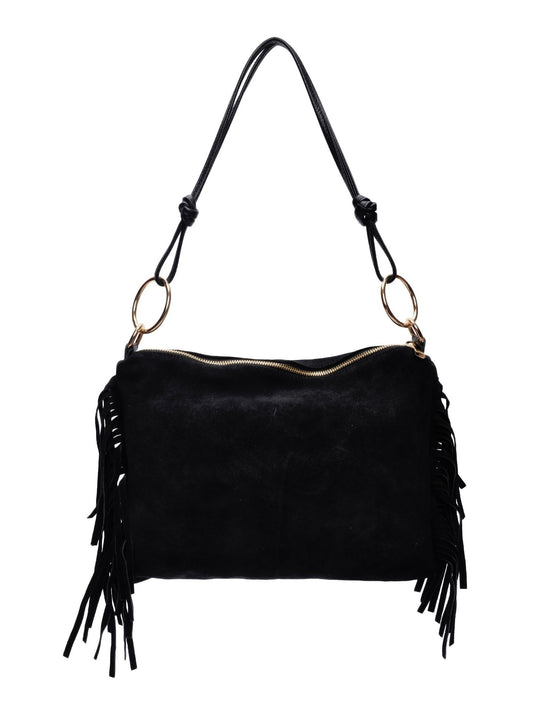 Isabella Rhea Shoulder Bag IR 8182T – Wildledertasche aus Italien