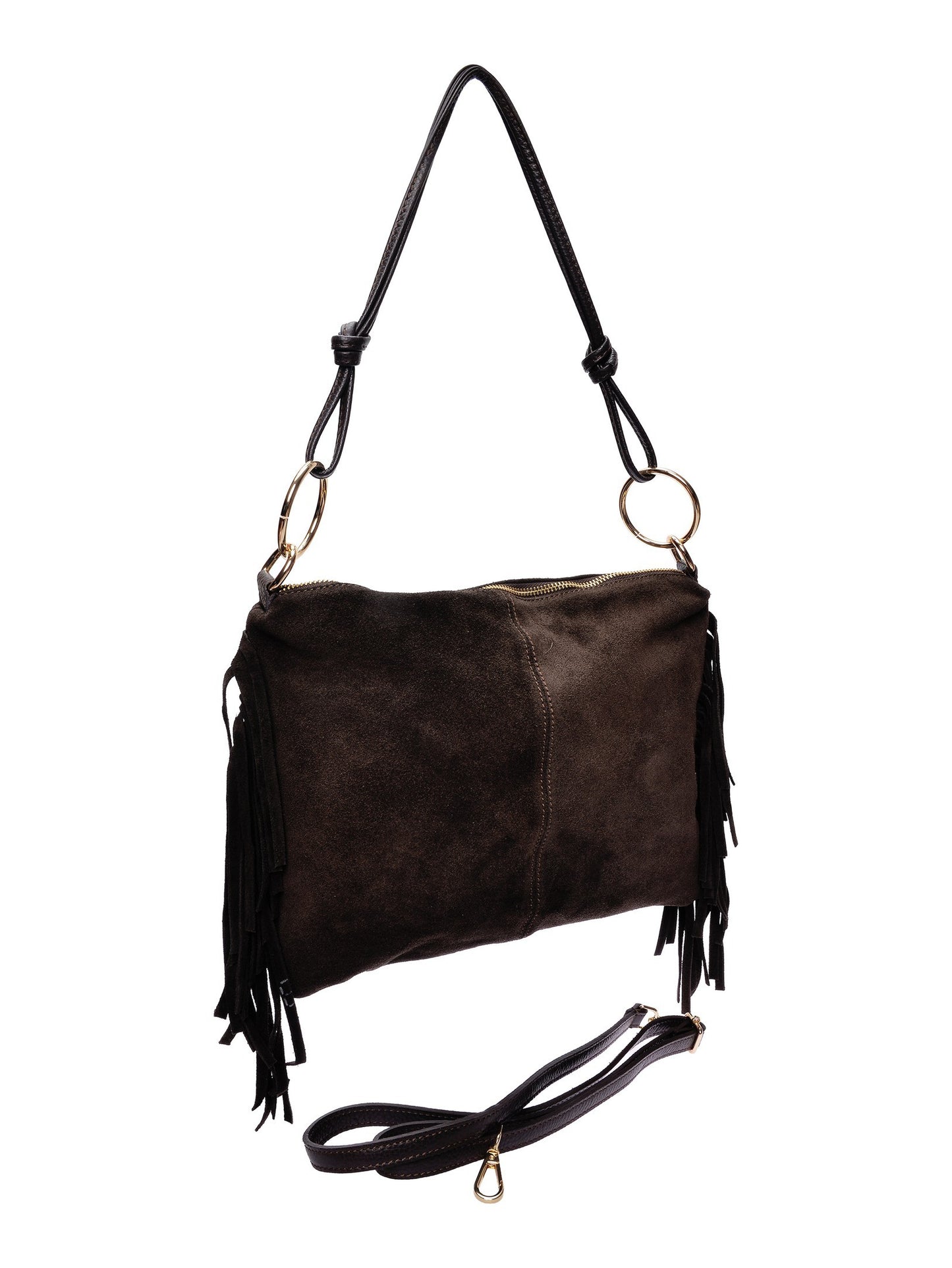 Isabella Rhea Shoulder Bag IR 8182T – Wildledertasche aus Italien