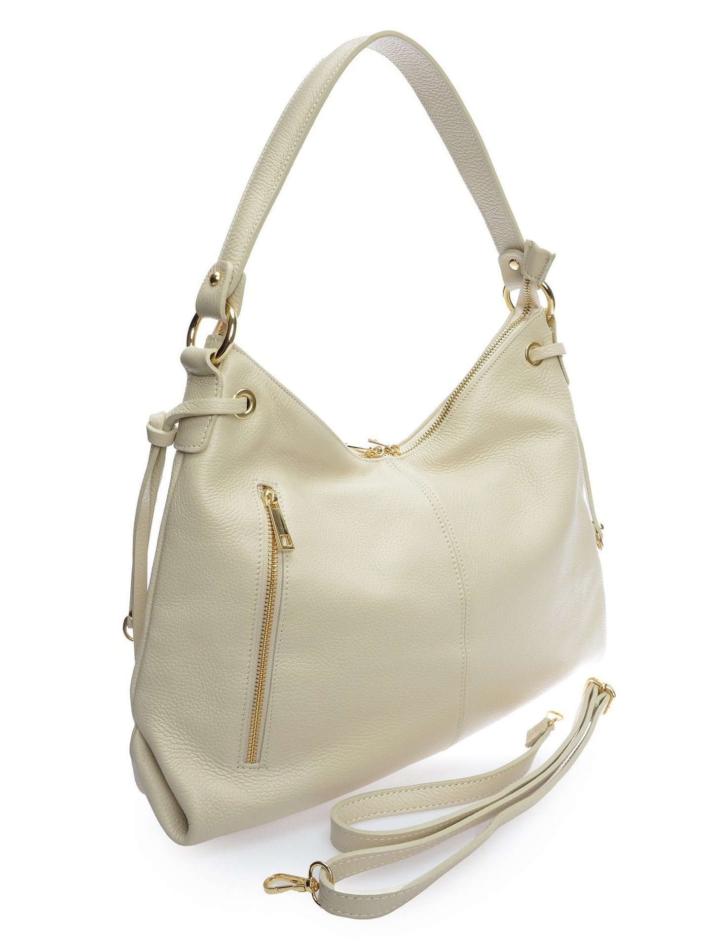 Isabella Rhea Hobo Bag IR SBV 29 – Handtasche aus echtem Leder, Hergestellt in Italien