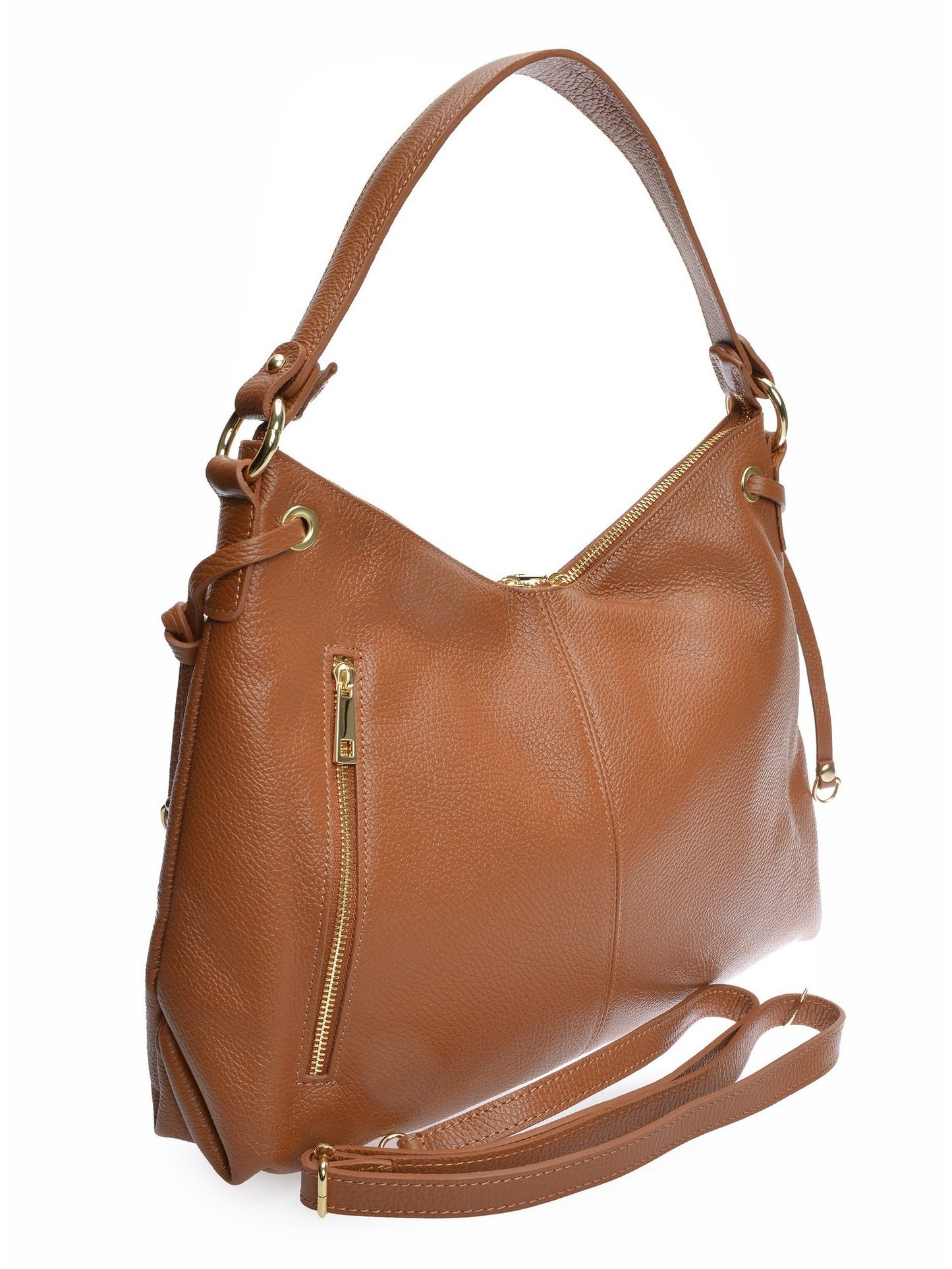Isabella Rhea Hobo Bag IR SBV 29 – Handtasche aus echtem Leder, Hergestellt in Italien