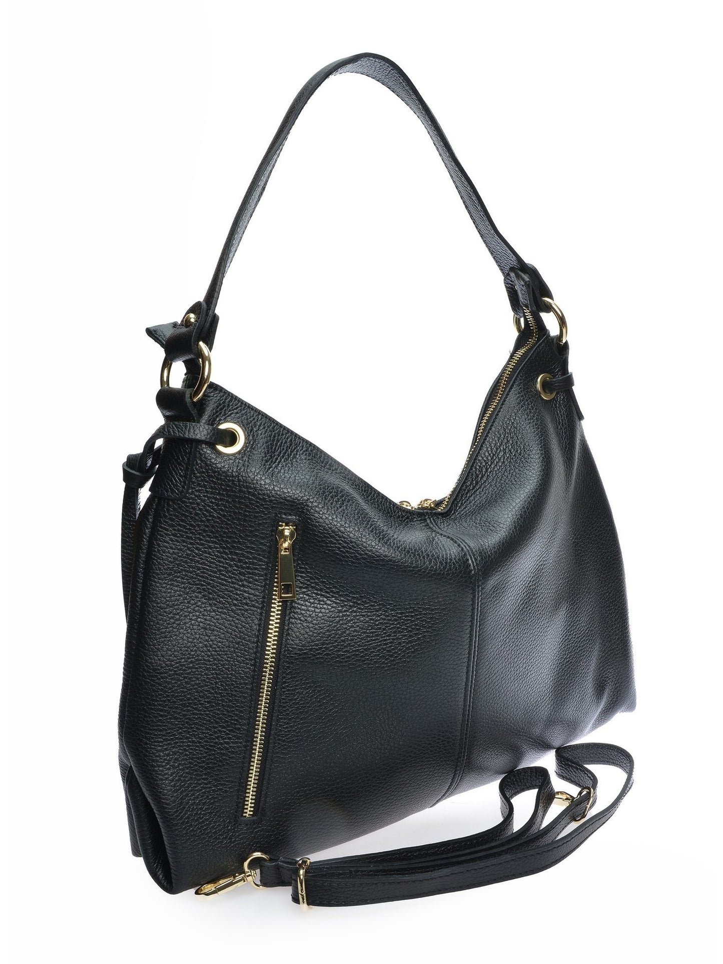 Isabella Rhea Hobo Bag IR SBV 29 – Handtasche aus echtem Leder, Hergestellt in Italien