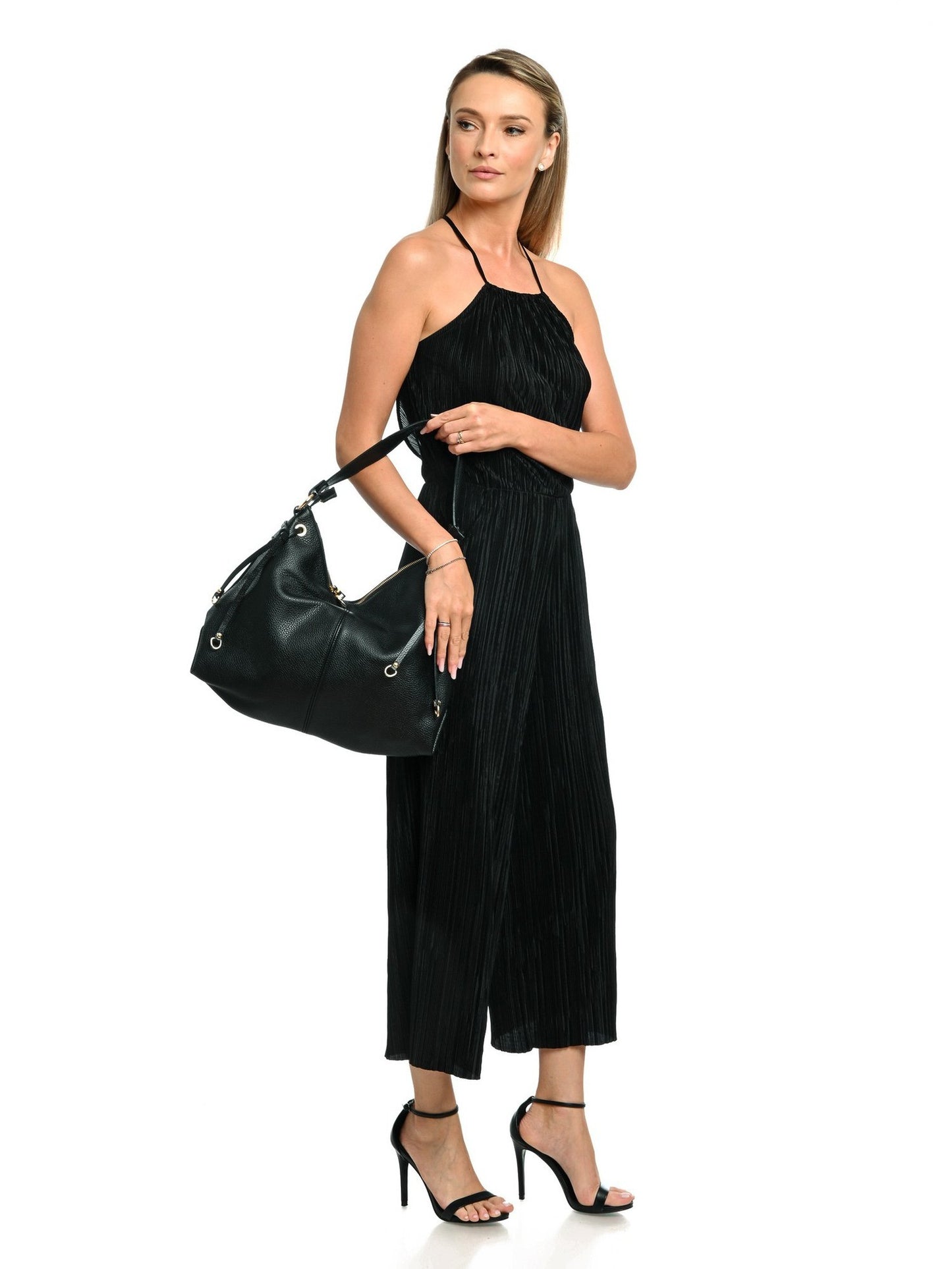 Isabella Rhea Hobo Bag IR SBV 29 – Handtasche aus echtem Leder, Hergestellt in Italien
