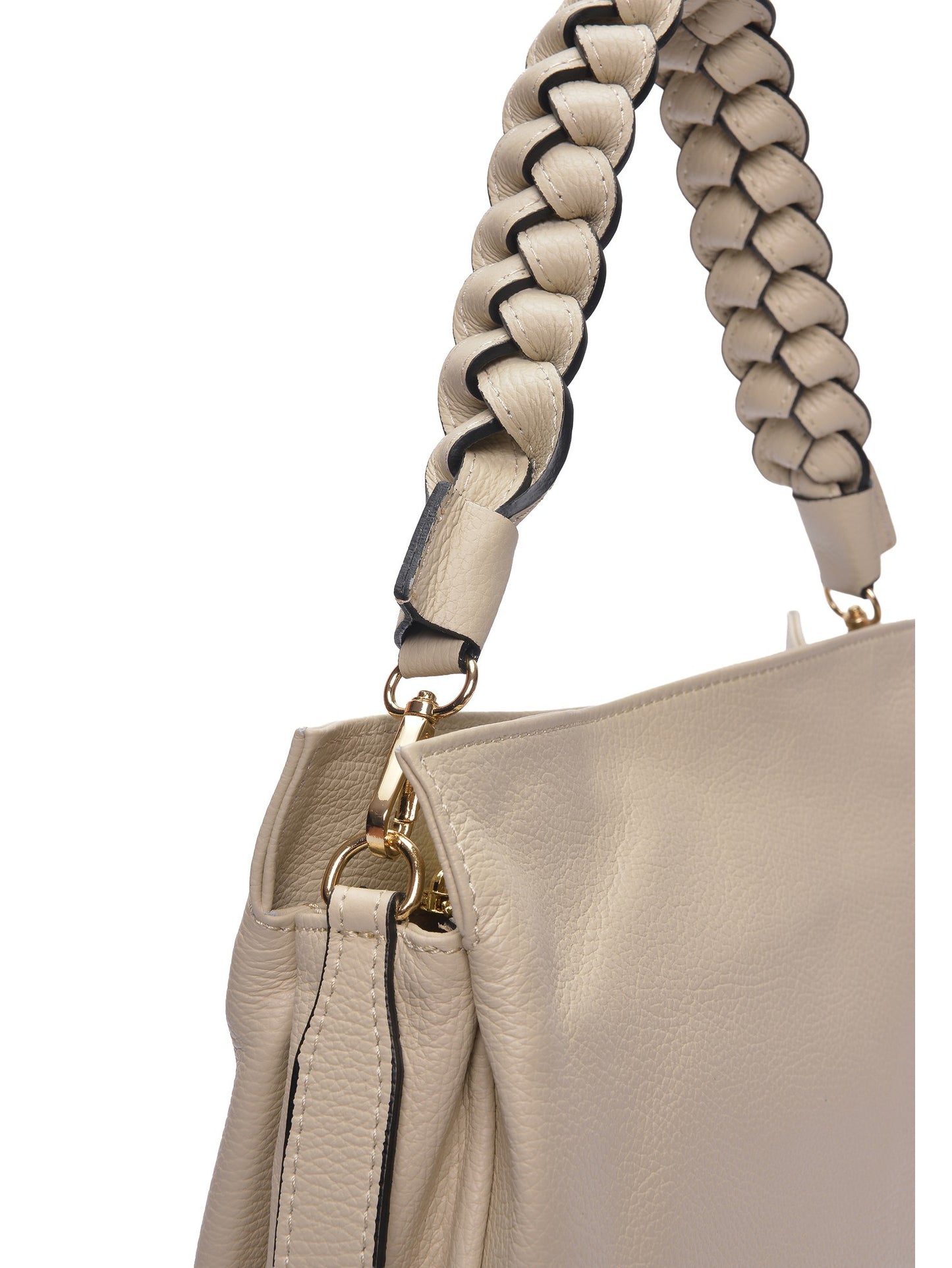 Luisa Vannini Shoulder Bag LV 1001T – Handtasche aus echtem Leder, Hergestellt in Italien