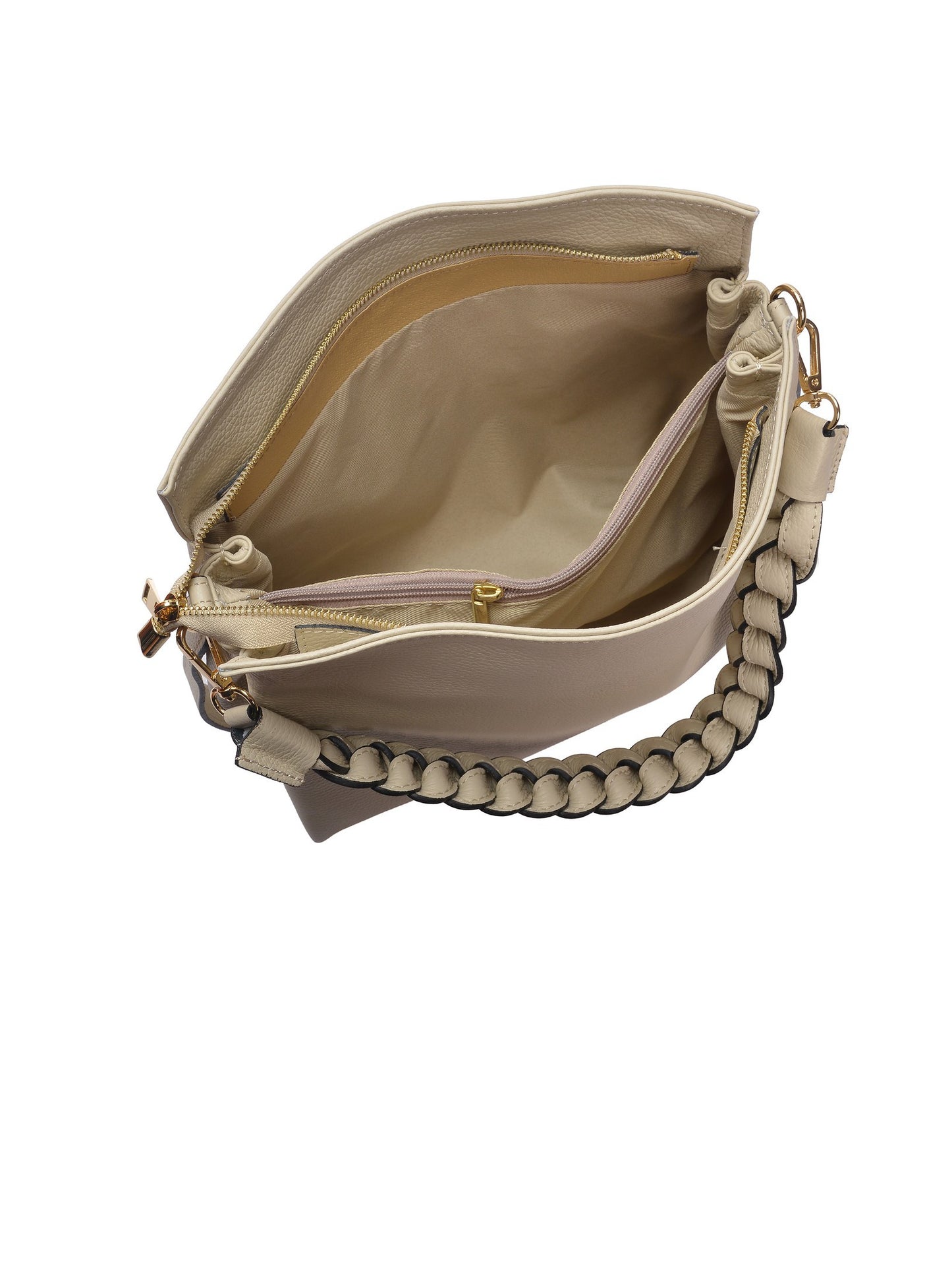 Luisa Vannini Shoulder Bag LV 1001T – Handtasche aus echtem Leder, Hergestellt in Italien