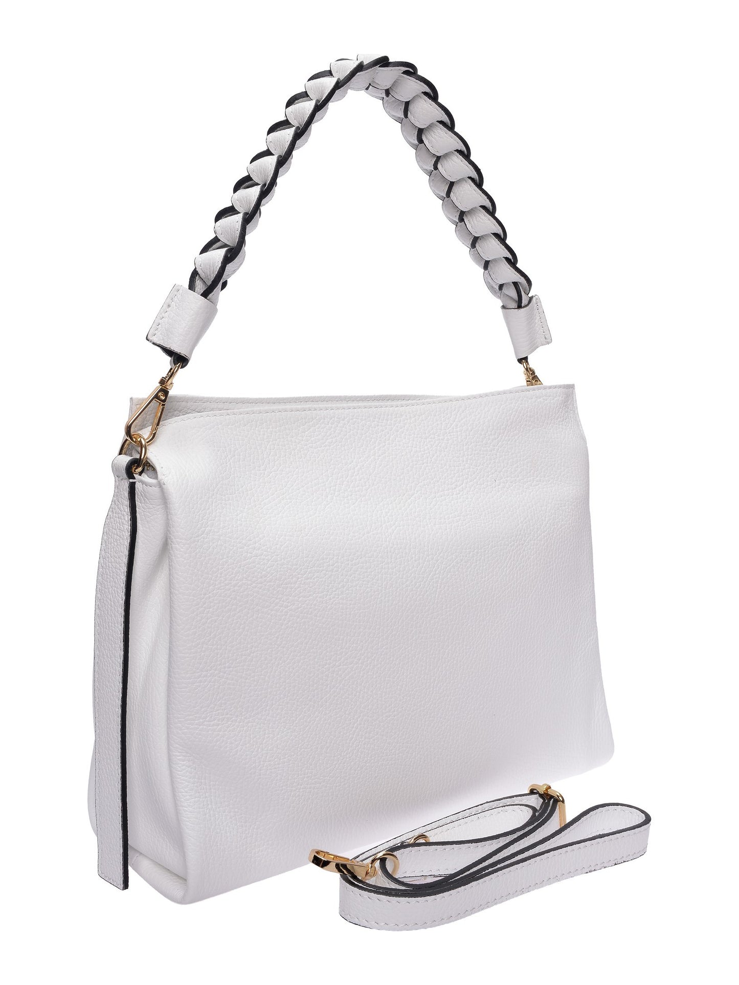 Luisa Vannini Shoulder Bag LV 1001T – Handtasche aus echtem Leder, Hergestellt in Italien