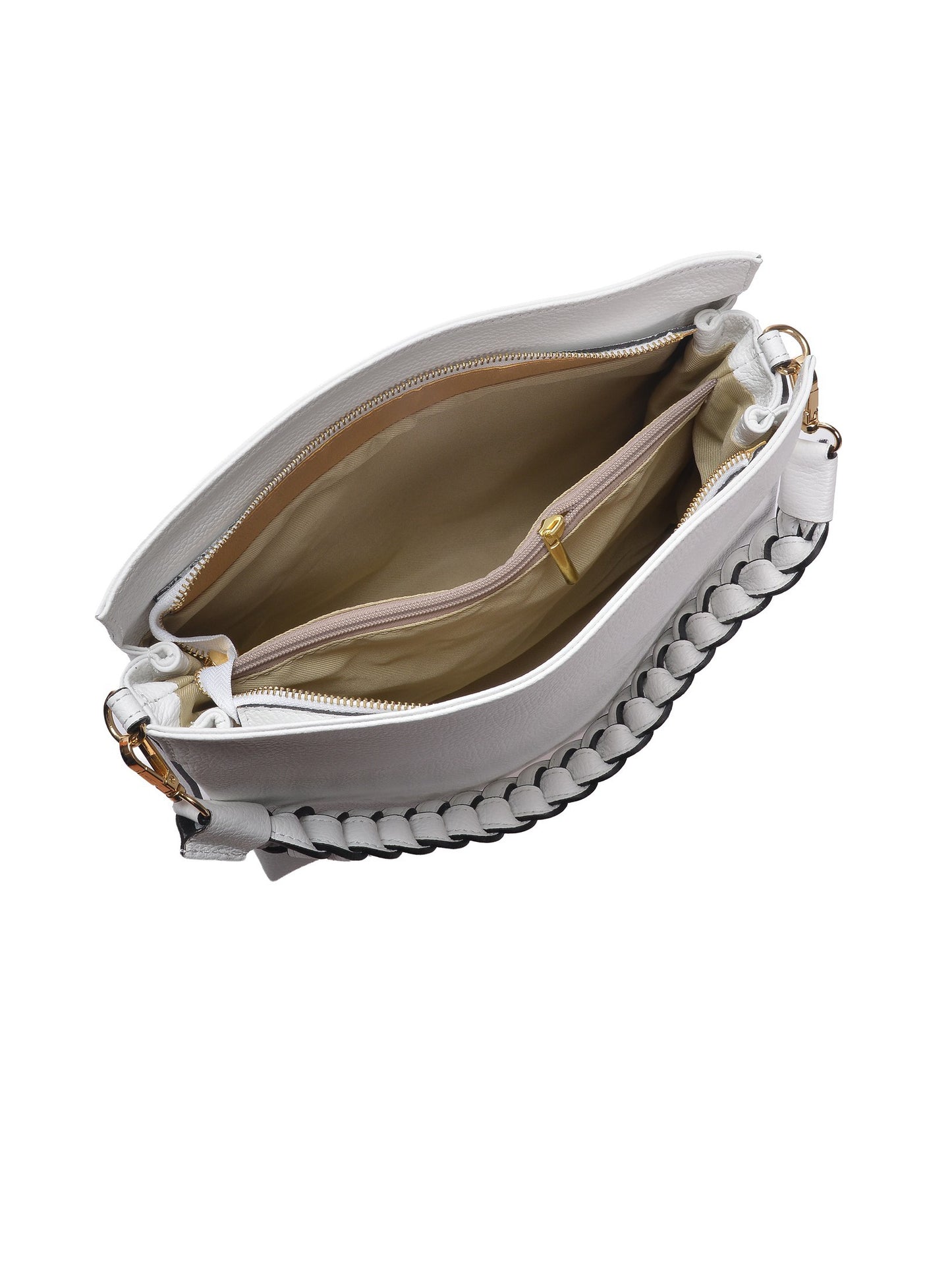 Luisa Vannini Shoulder Bag LV 1001T – Handtasche aus echtem Leder, Hergestellt in Italien