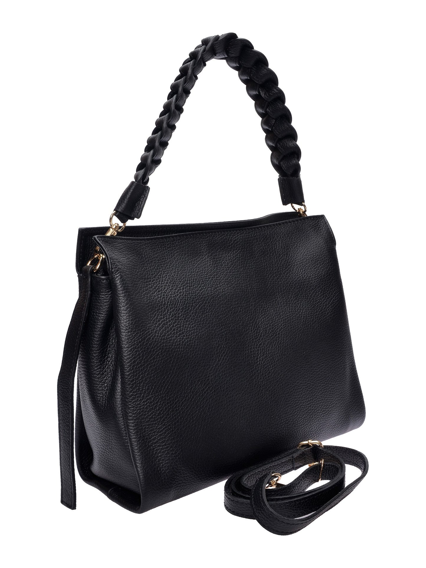 Luisa Vannini Shoulder Bag LV 1001T – Handtasche aus echtem Leder, Hergestellt in Italien