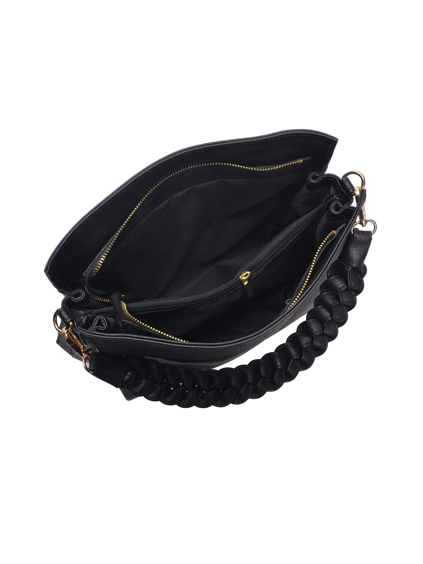 Luisa Vannini Shoulder Bag LV 1001T – Handtasche aus echtem Leder, Hergestellt in Italien