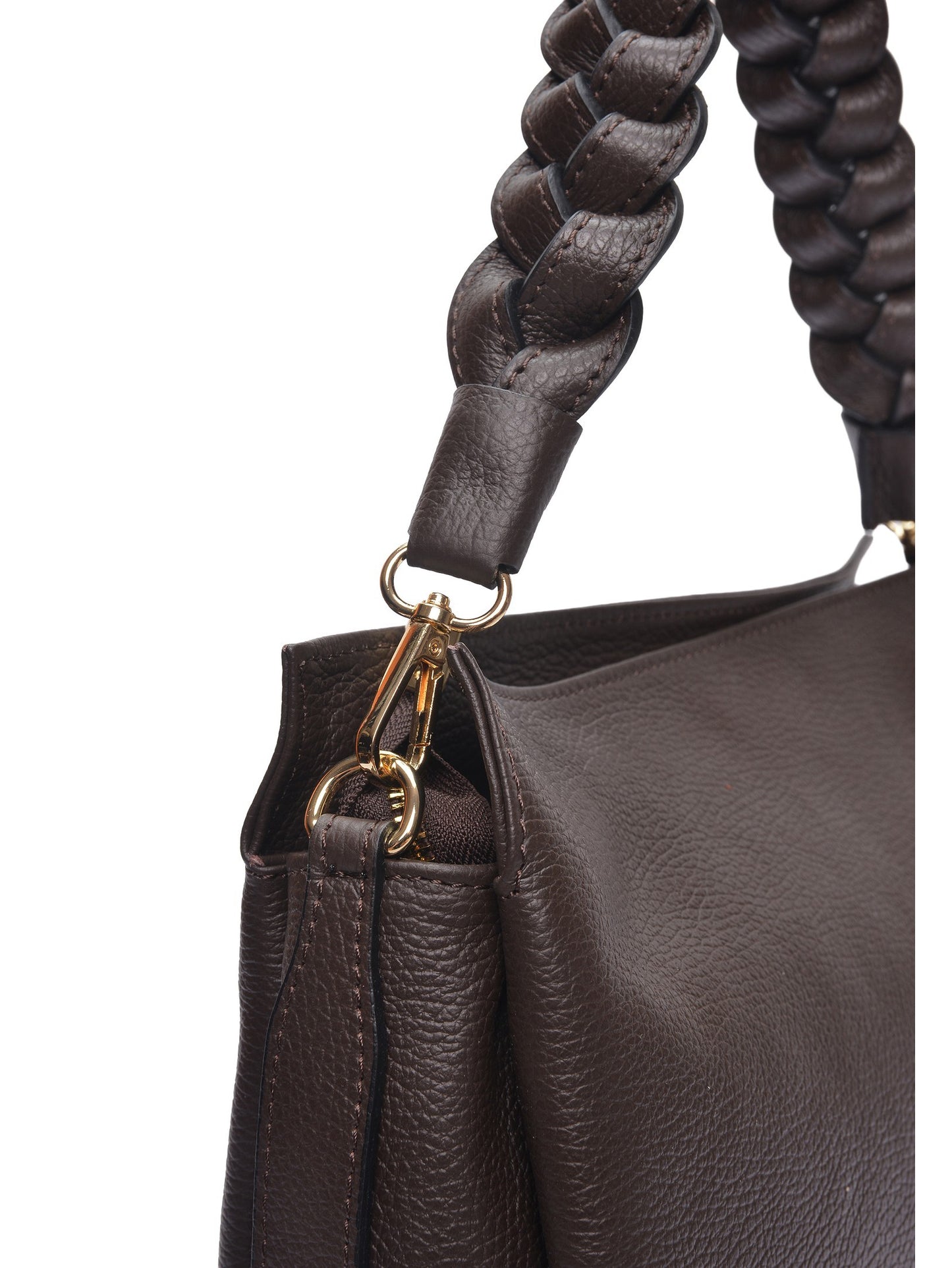 Luisa Vannini Shoulder Bag LV 1001T – Handtasche aus echtem Leder, Hergestellt in Italien