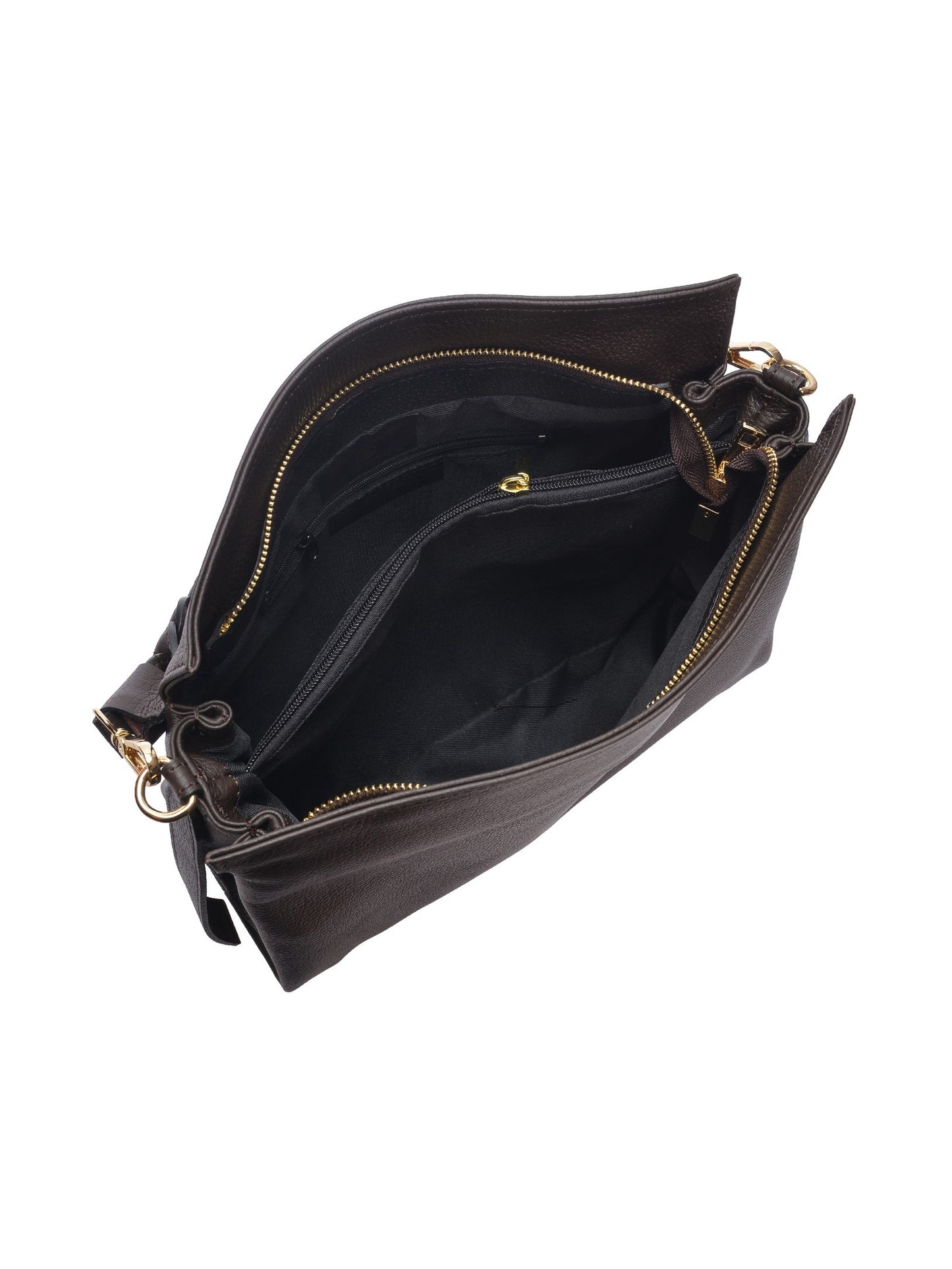 Luisa Vannini Shoulder Bag LV 1001T – Handtasche aus echtem Leder, Hergestellt in Italien