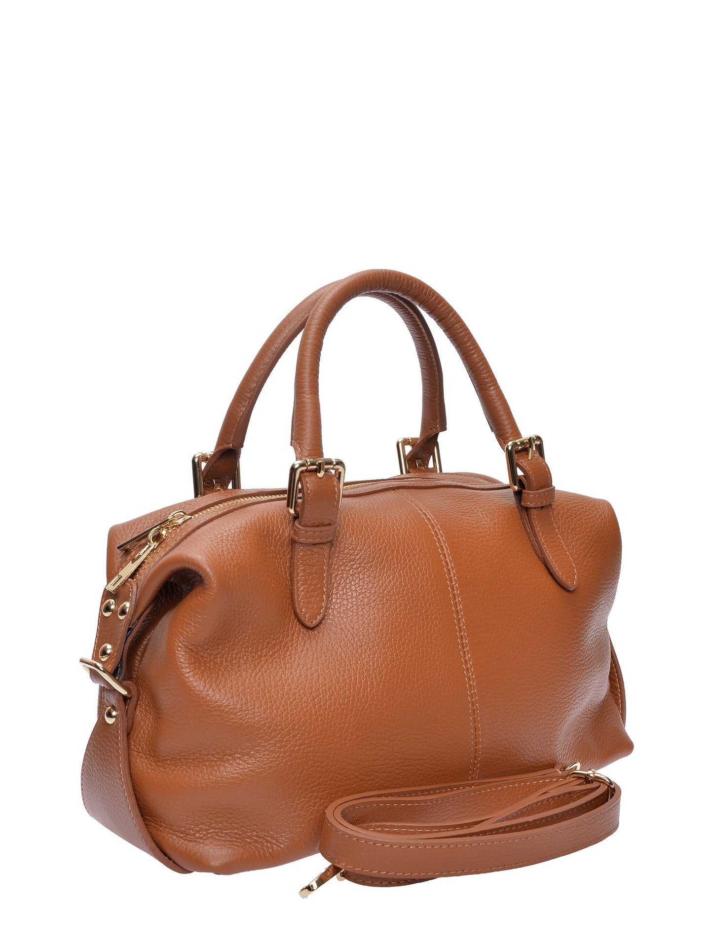 Luisa Vannini Tote Bag LV 1002T – Handtasche aus echtem Leder, Hergestellt in Italien