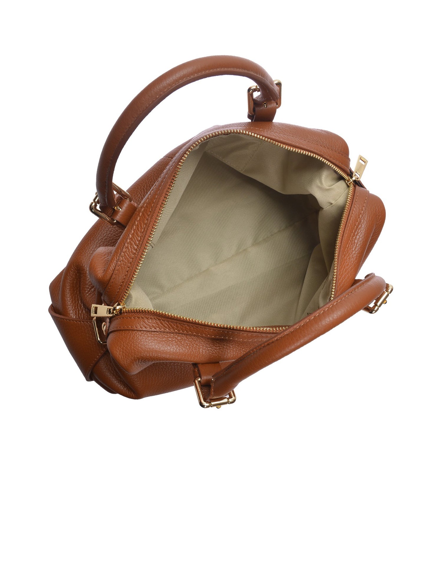 Luisa Vannini Tote Bag LV 1002T – Handtasche aus echtem Leder, Hergestellt in Italien