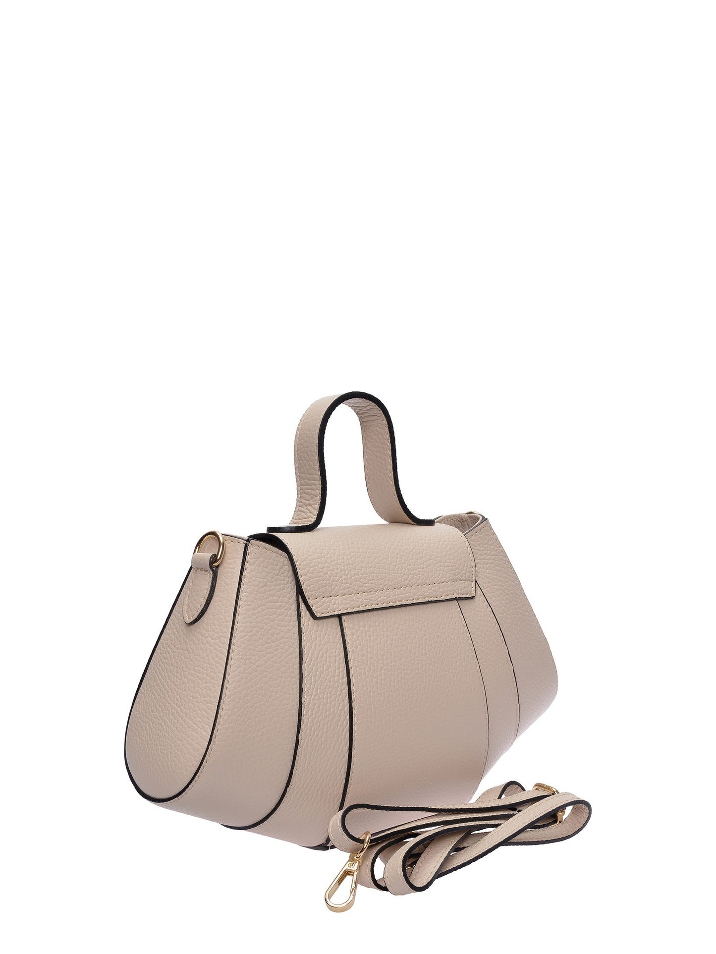 Luisa Vannini Handbag LV 1004T – Handtasche aus echtem Leder, Hergestellt in Italien