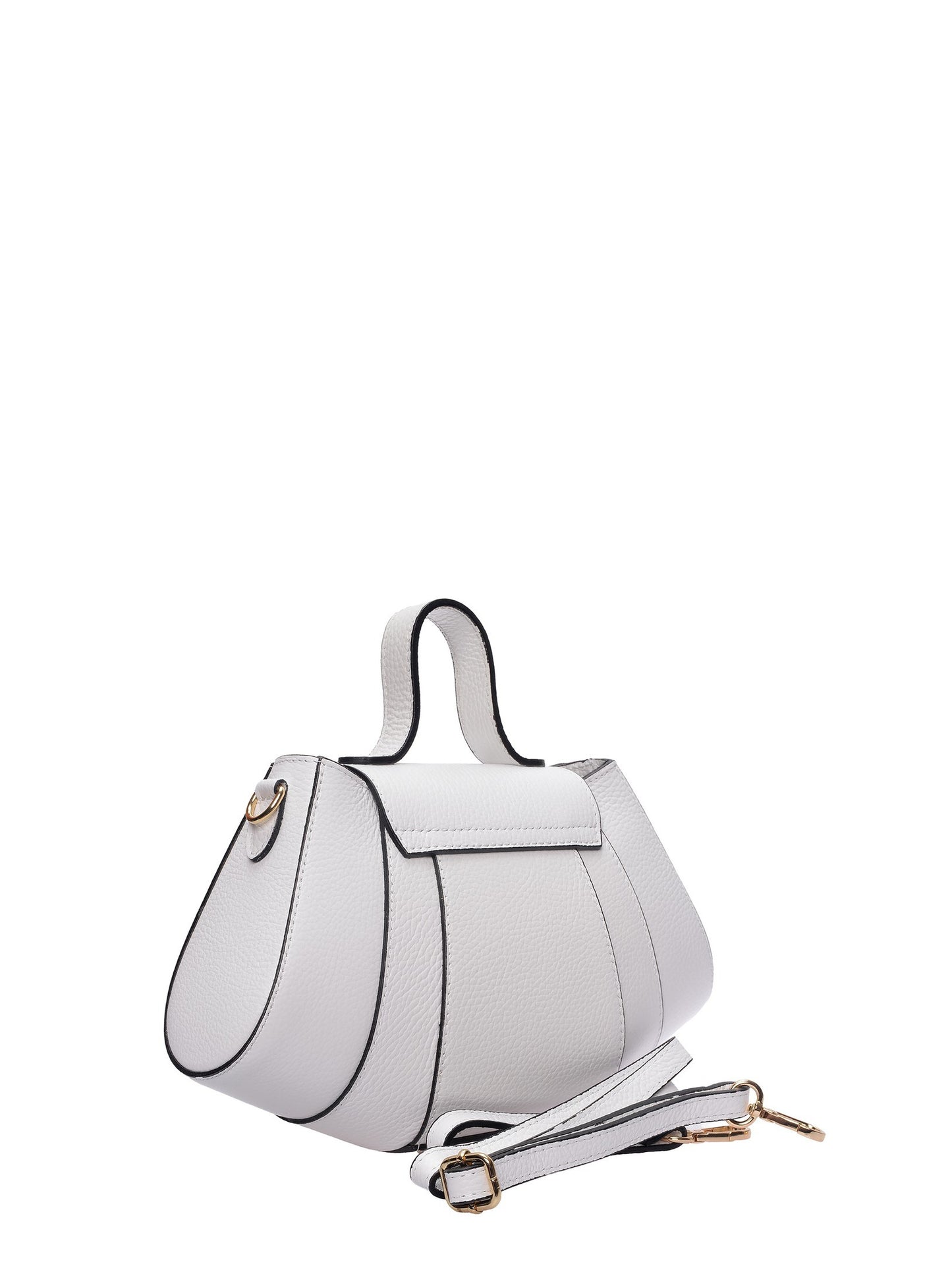 Luisa Vannini Handbag LV 1004T – Handtasche aus echtem Leder, Hergestellt in Italien